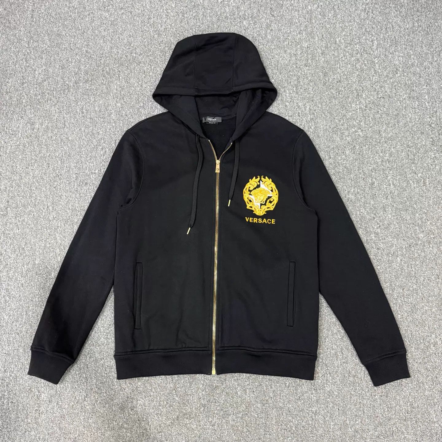 Versace Versace Medusa Hoodie Black L Size L / US 10 / IT 46 - 1 Thumbnail