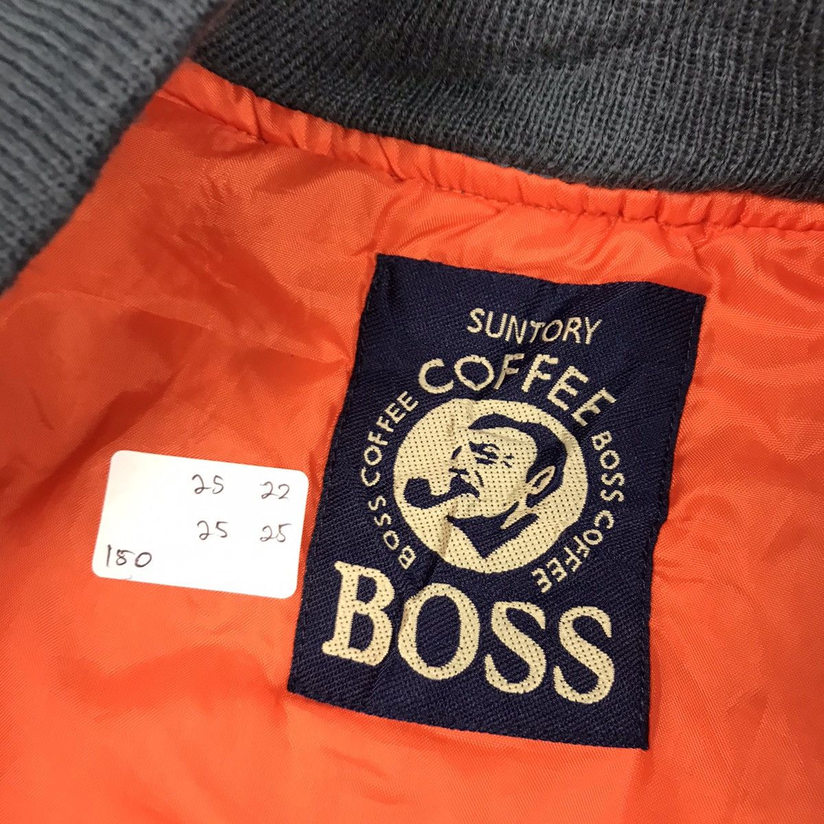 Japanese Brand SUNTORY BOSS COFFEE BOMBER FADED JACKET Size US M / EU 48-50 / 2 - 11 Thumbnail