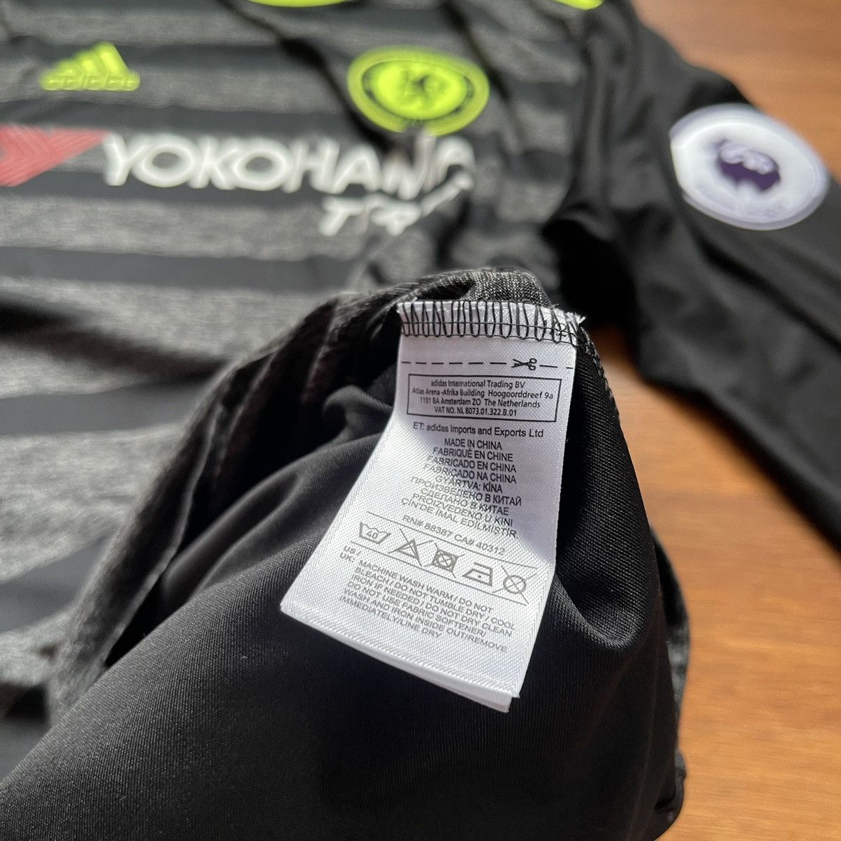 Adidas × Chelsea Soccer CHELSEA ADIDAS 2016/2017 FOOTBALL AWAY JERSEY #10 HAZARD Size US M / EU 48-50 / 2 - 14 Thumbnail