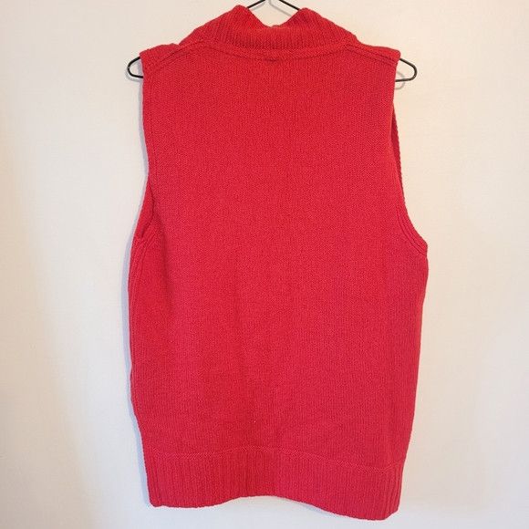 Other Marc Cain Red Spicy Pepper Sleeveless Pullover Wool Vest - M Size M / US 6-8 / IT 42-44 - 10 Thumbnail