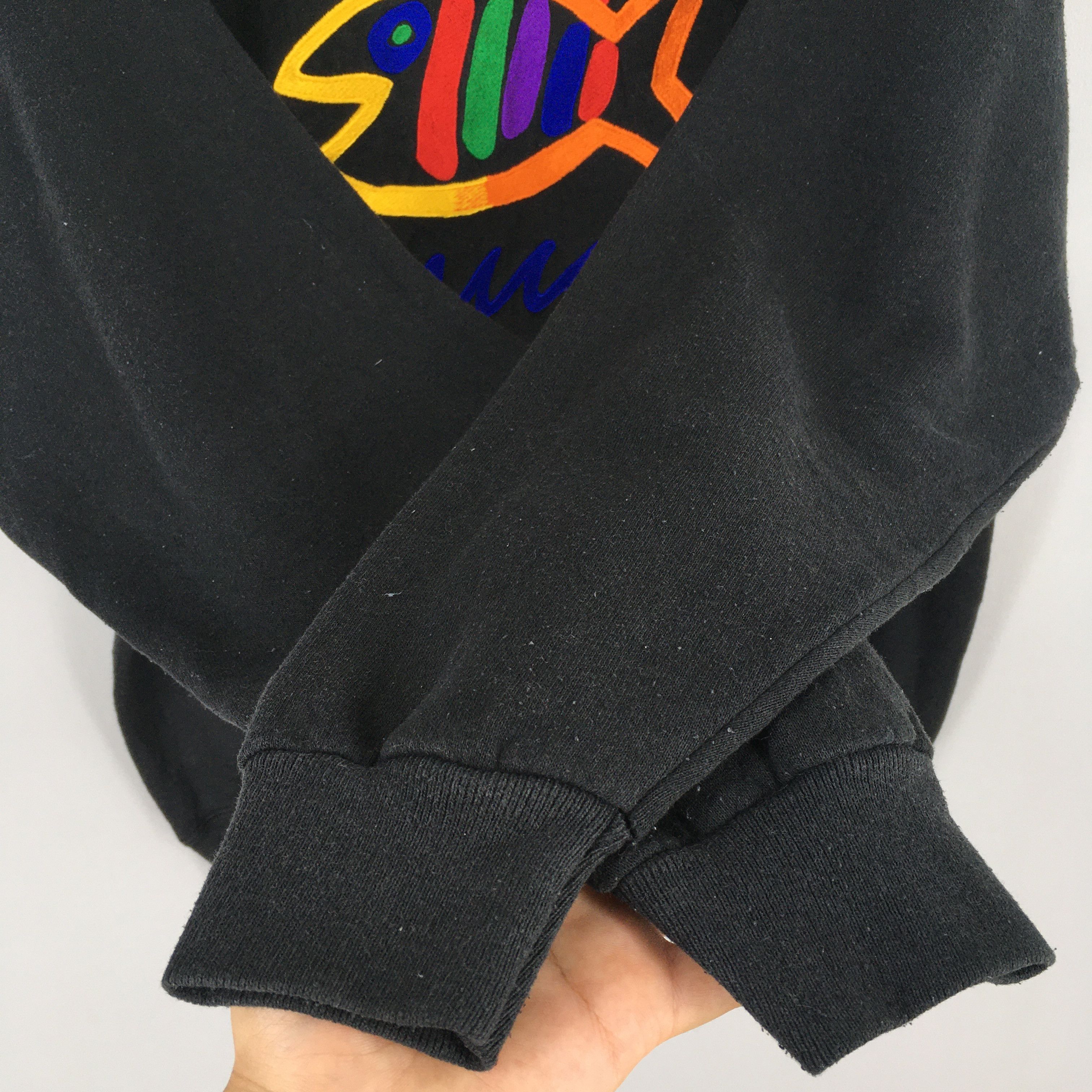 Vintage Vintage Kawai Hawaii Black Sweatshirt Large Size US L / EU 52-54 / 3 - 4 Thumbnail