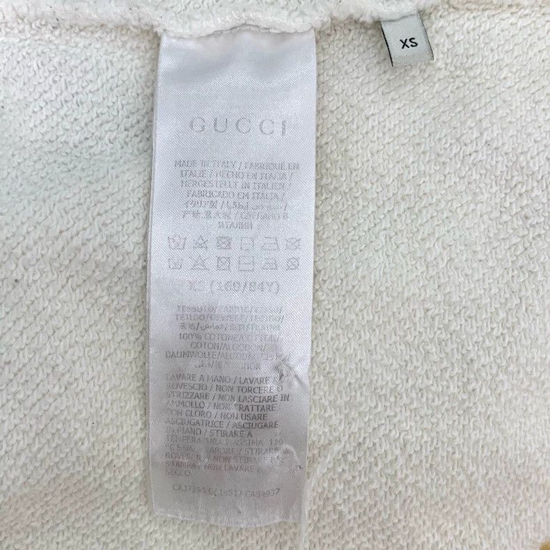 Gucci Gucci Logo cartoon printed round-neck beige cotton long-sle Size US XS / EU 42 / 0 - 6 Thumbnail
