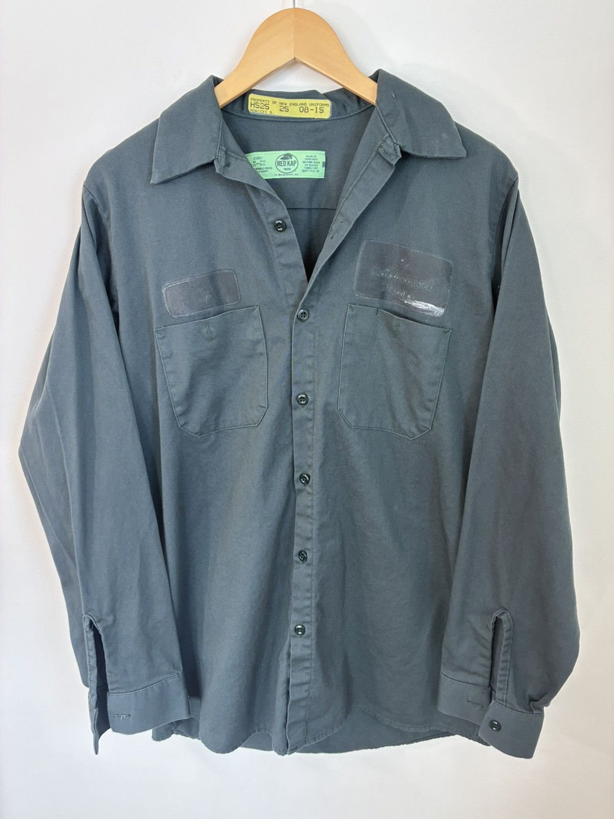 Vintage Vintage Thrashed Faded Mechanic Work Shirt Size US M / EU 48-50 / 2 - 1 Thumbnail