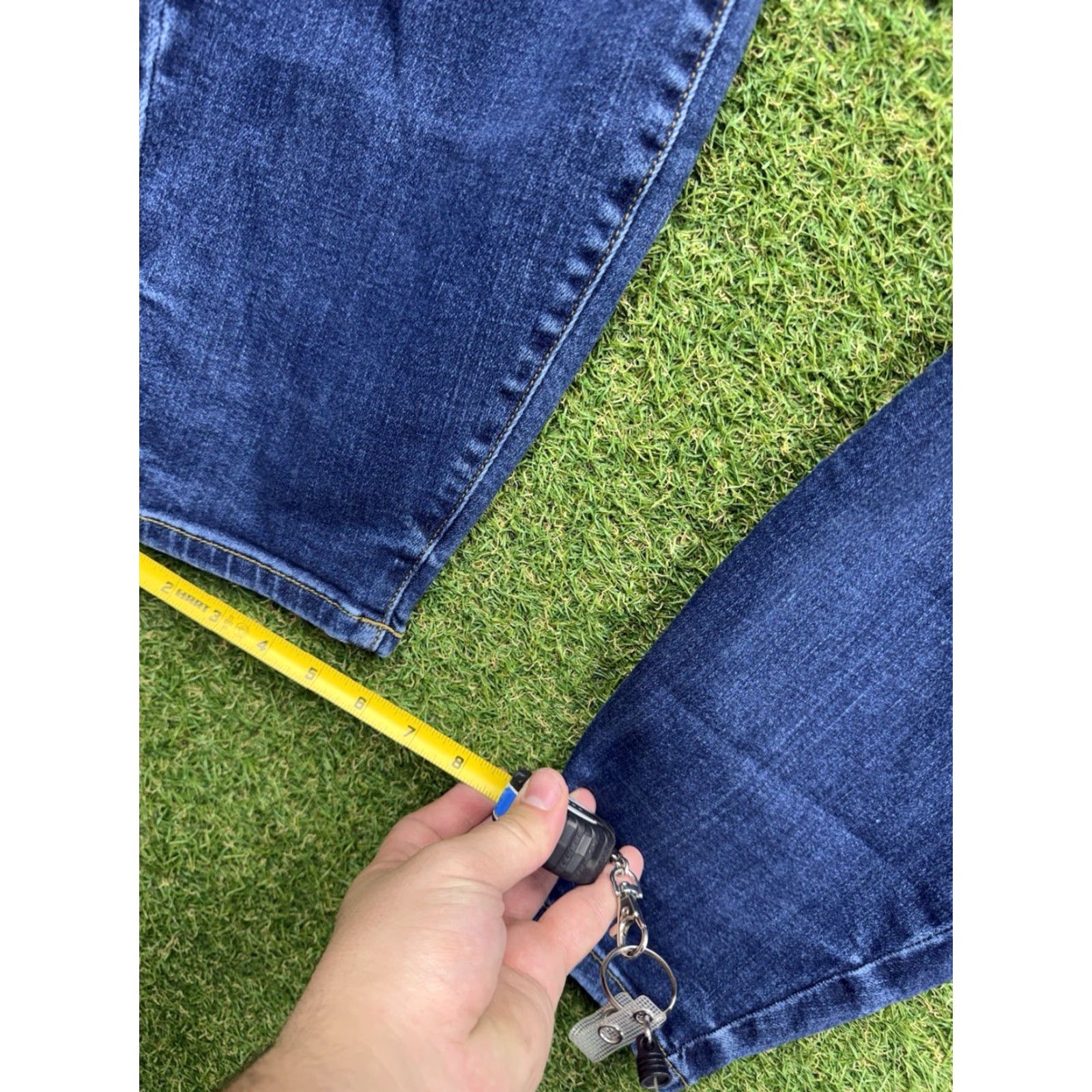 Denime Judy Blue Jeans Womens 22W Plus Denim Stretch Preppy Skinny Fit JB82252MD Size 40" / US 18 - 7 Thumbnail