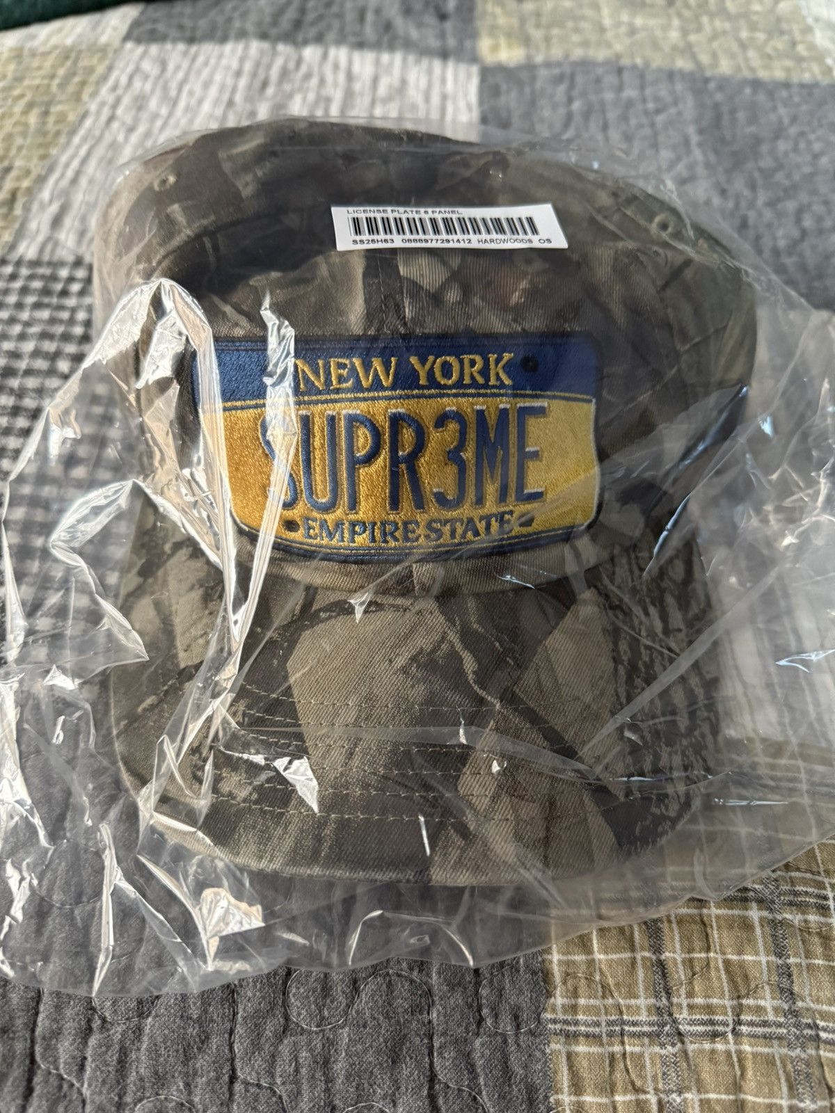 Supreme License Plate 6 Panel Hat | Grailed