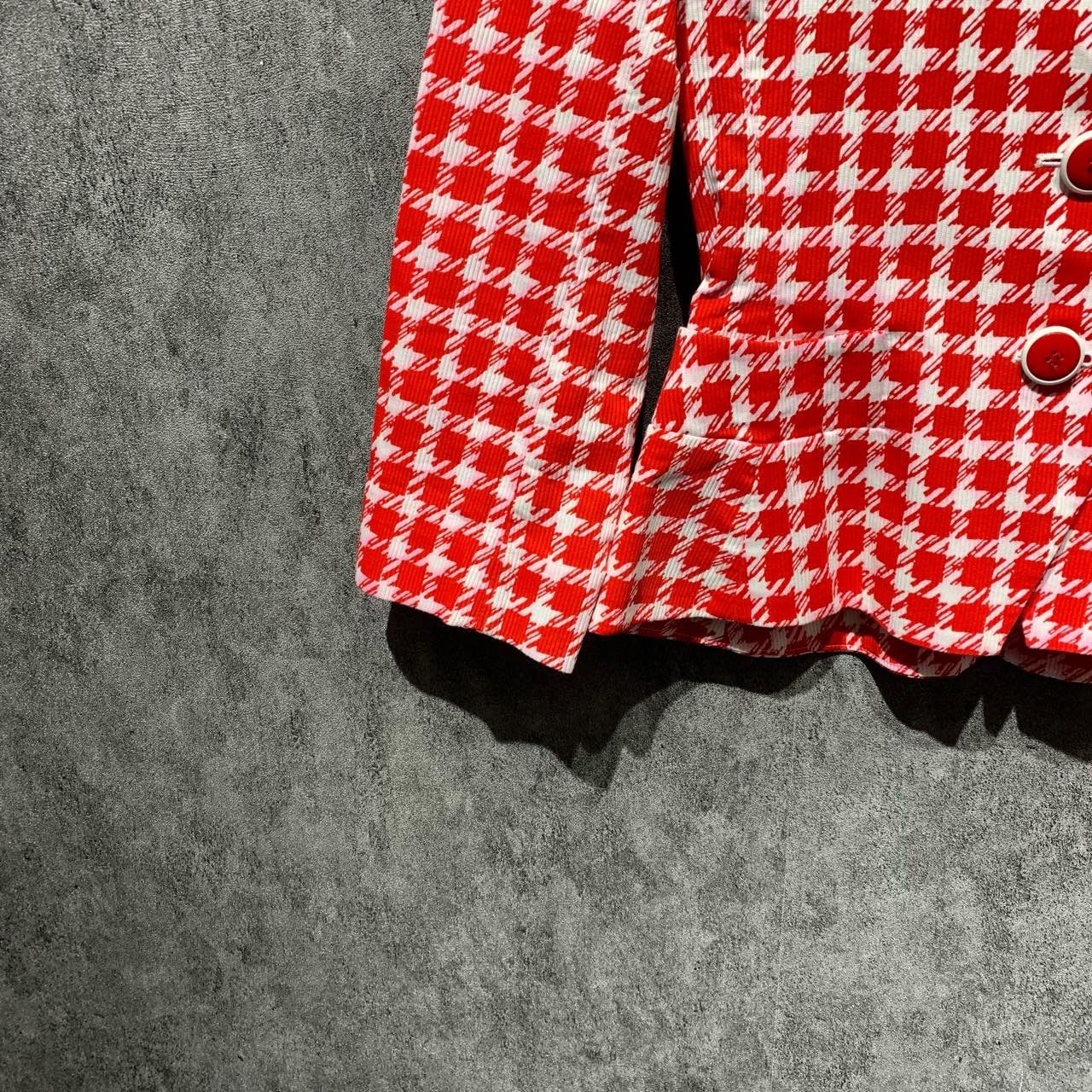 Saint Laurent Paris Saint laurent size 34 White and red plaid jacket 2501-Nexta Size XL / US 12-14 / IT 48-50 - 5 Thumbnail