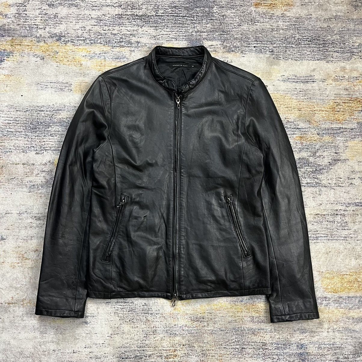 GOSTAR DE FUGA Gostar De Fuga multi zipper bikers leather jacket