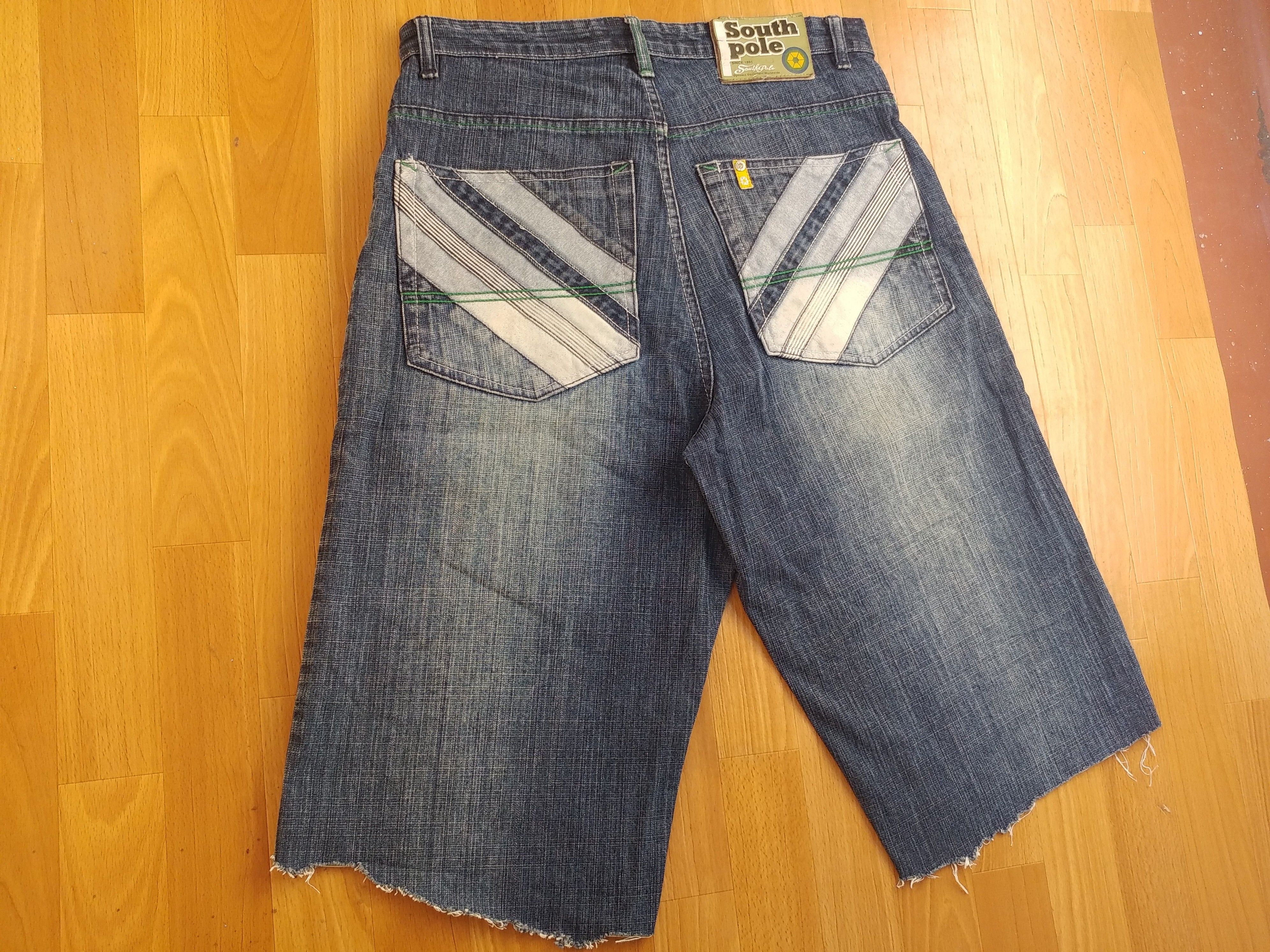 Southpole Southpole shorts, vintage hip hop baggy jeans, 90s size W 32 Size US 32 / EU 48 - 2 Thumbnail