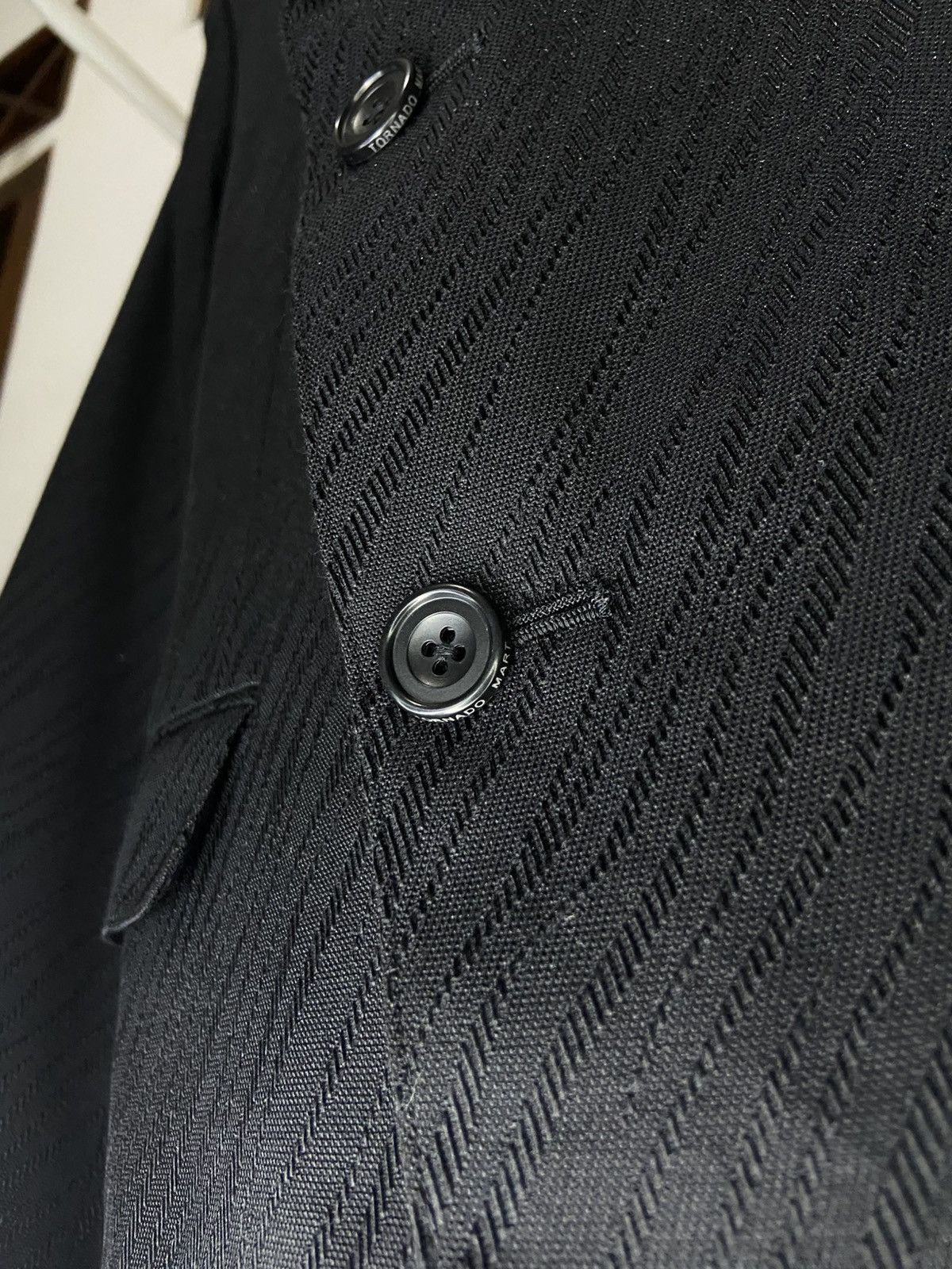 Tornado Mart 🔥 RARE 🔥Tornado Mart Japan Pattern Single Breasted Blazer Size 38S - 9 Thumbnail