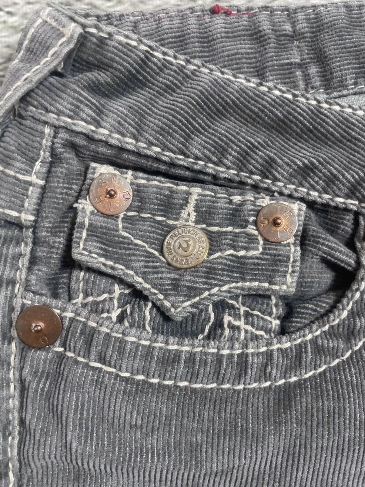 True Religion True Religion Joey jeans vintage cords corduroy pants flared Size US 29 - 6 Thumbnail