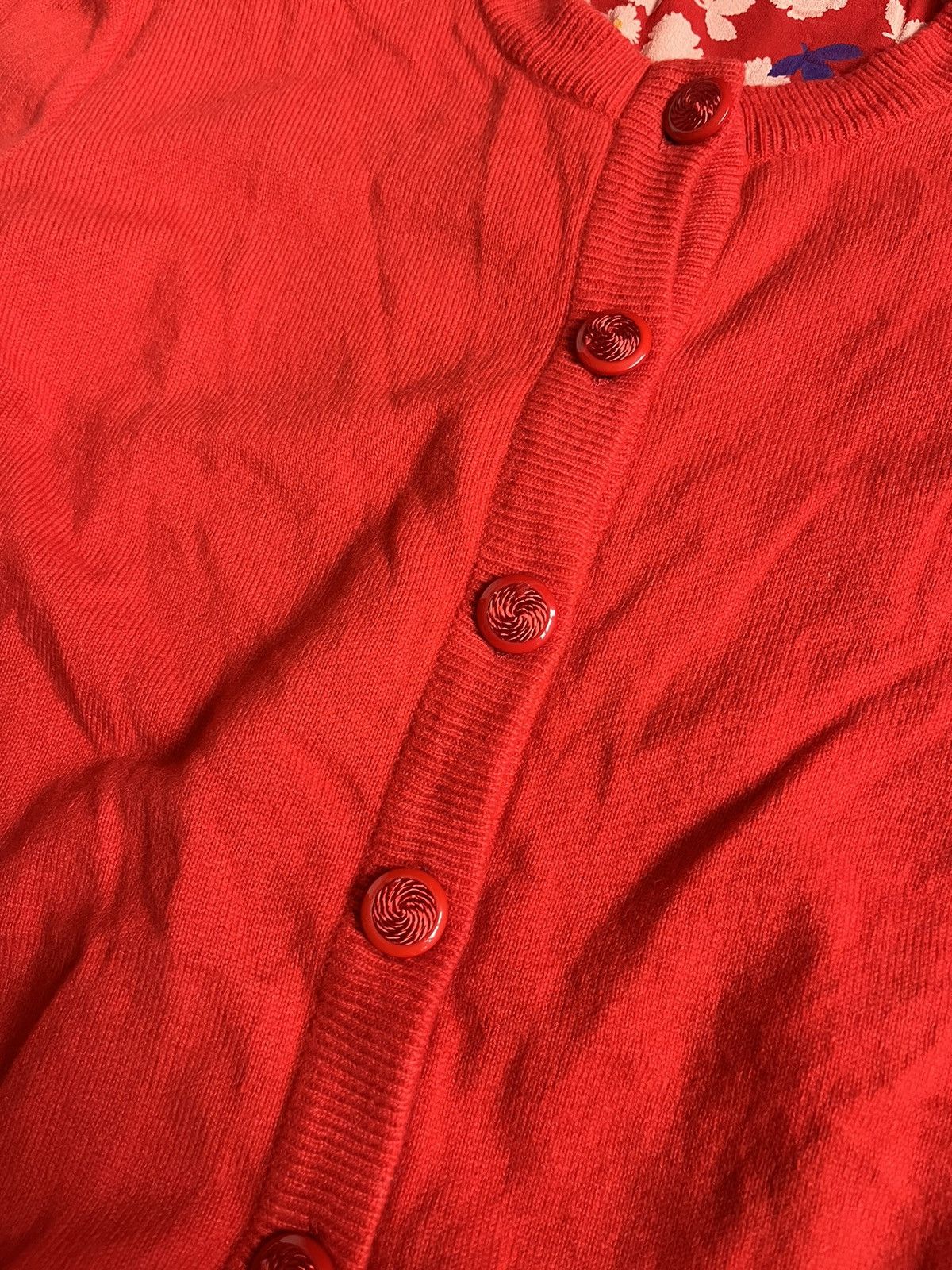 Valentino Vintage 80s Valentino Night Women Wool Viscose Red Cardigan Size M / US 6-8 / IT 42-44 - 3 Thumbnail