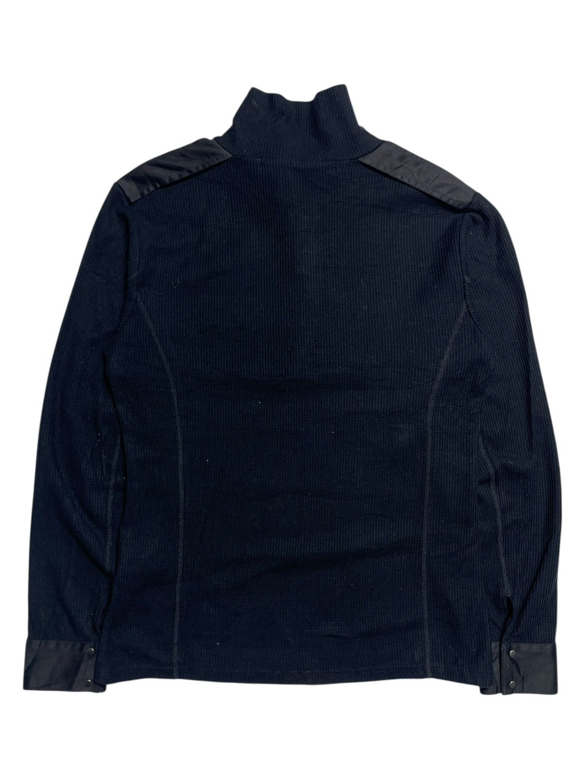 If Six Was Nine 2000’s Schlussel - Vkei Style Half Button Knit Longshirt Size US M / EU 48-50 / 2 - 11 Thumbnail