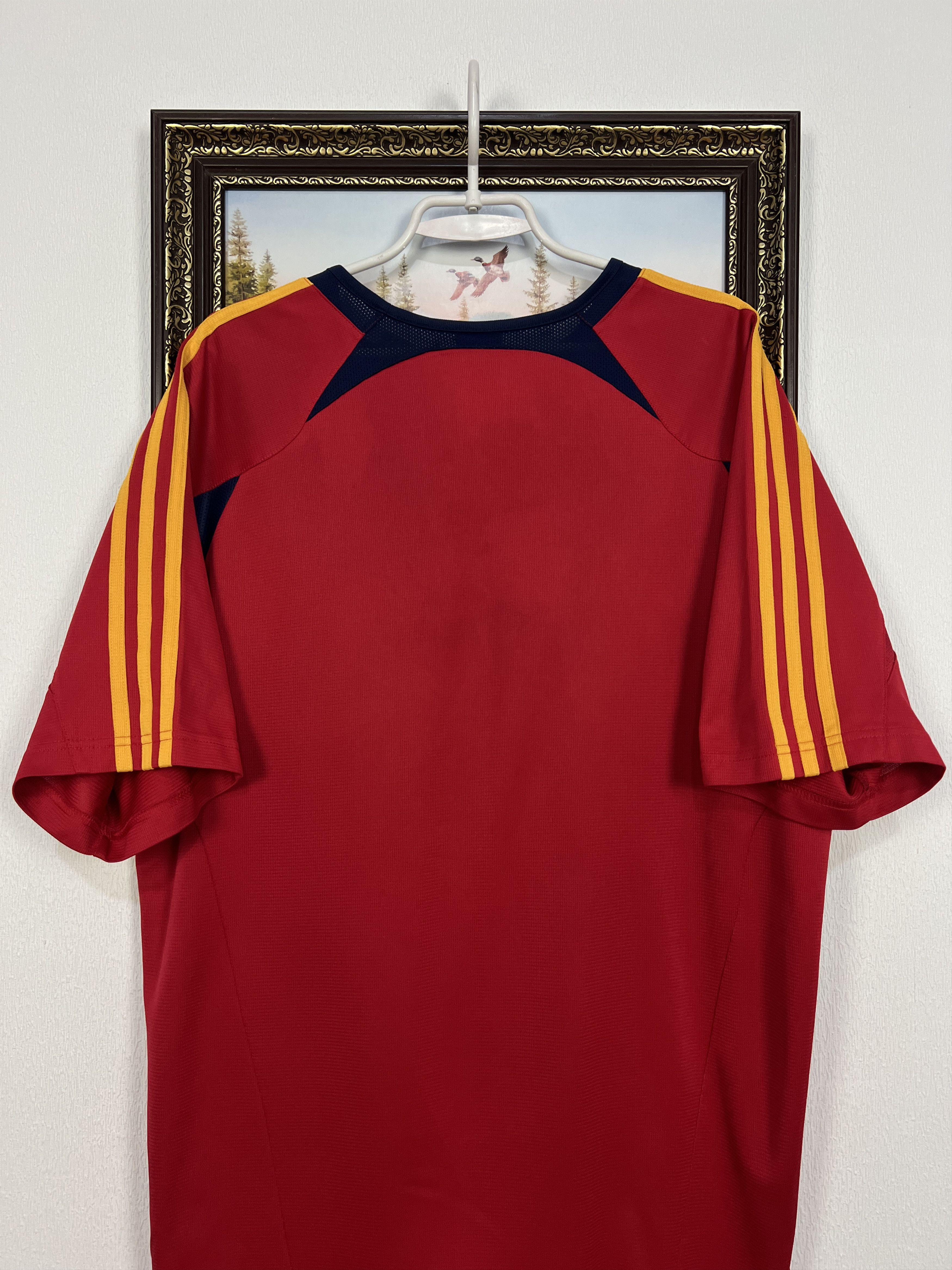 Adidas Vintage Adidas Spain Football Train Shirt Soccer Camiseta Size US L / EU 52-54 / 3 - 13 Thumbnail