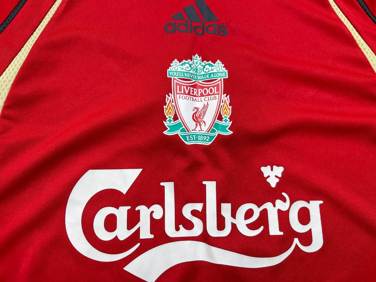 Adidas Liverpool 2007/2008 training soccer football jersey y2k Size US M / EU 48-50 / 2 - 2 Thumbnail
