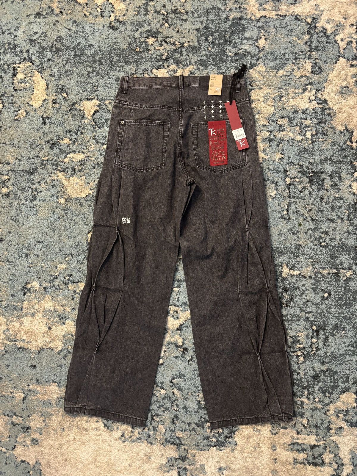 Ksubi Ksubj MAXX Accordion Black Pants Size 29 Brand New Size US 29 - 1 Thumbnail