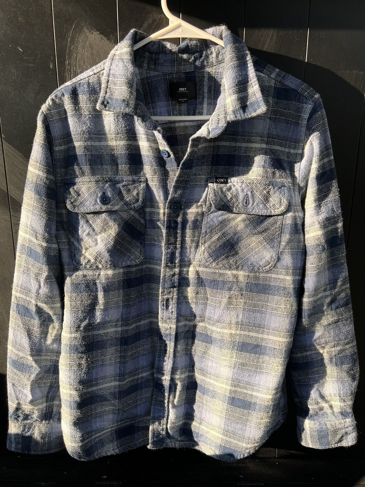 Obey × Vintage Vintage Obey Flannel Size US S / EU 44-46 / 1 - 1 Thumbnail
