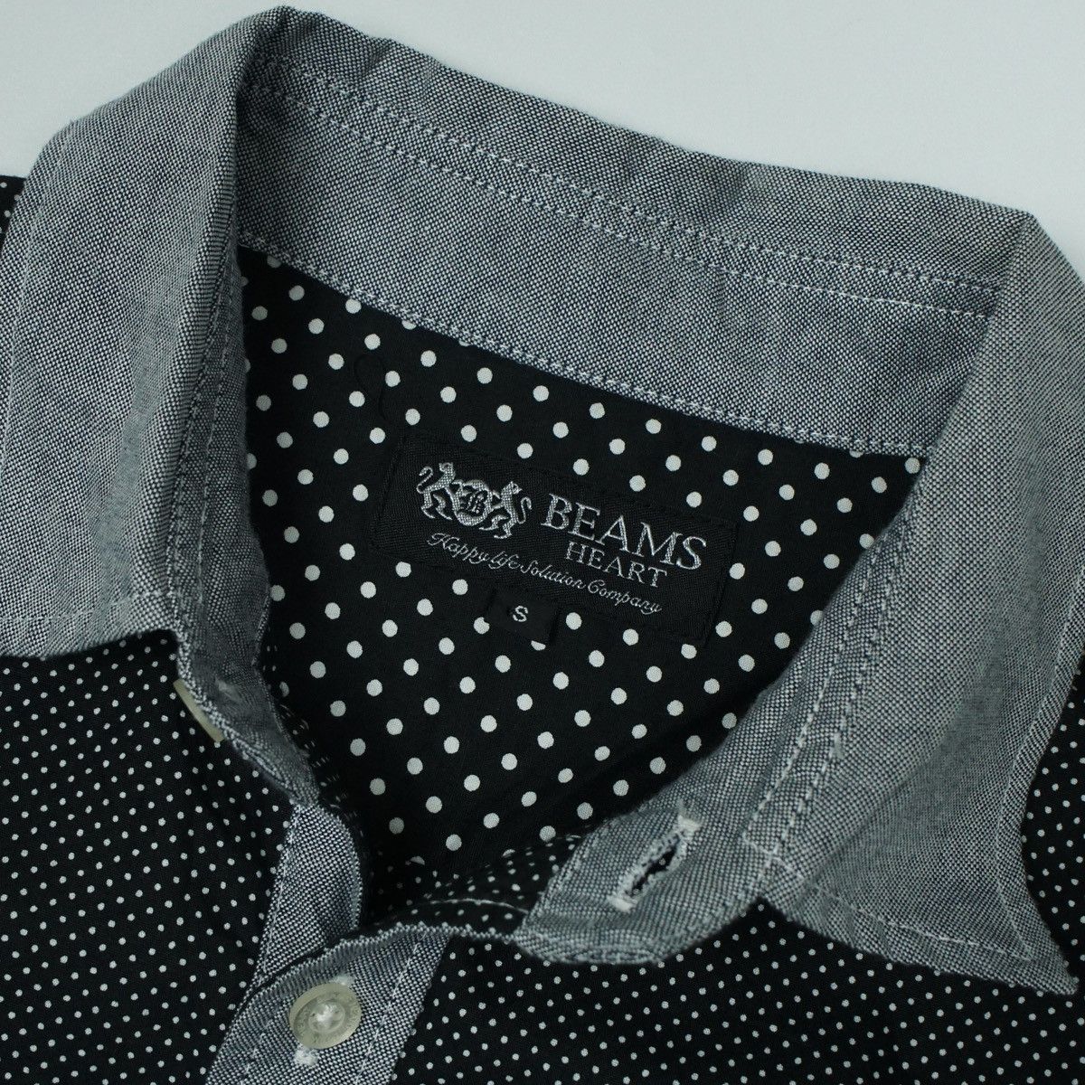 Beams Plus *NoTariff Beams Patchwork Polkadot CDG Shirt Size S / US 4 / IT 40 - 2 Thumbnail