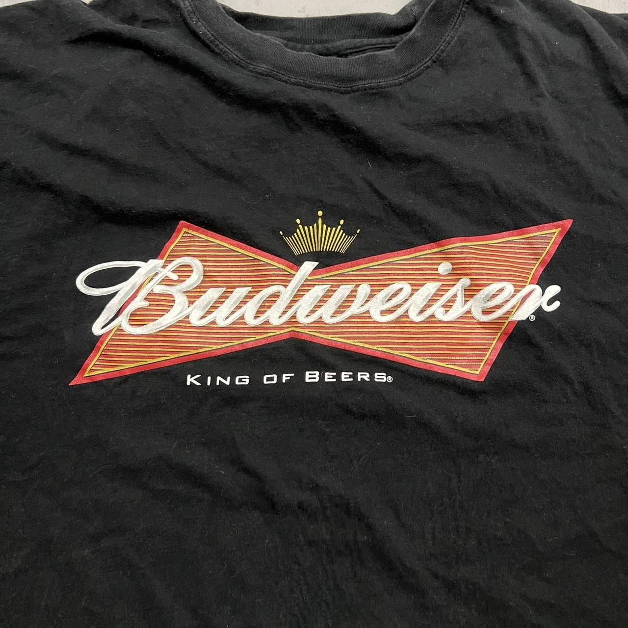 Budweiser Vintage Y2K/2000s 2007 Budweiser king of beer Graphic Tee! Size US XL / EU 56 / 4 - 2 Thumbnail