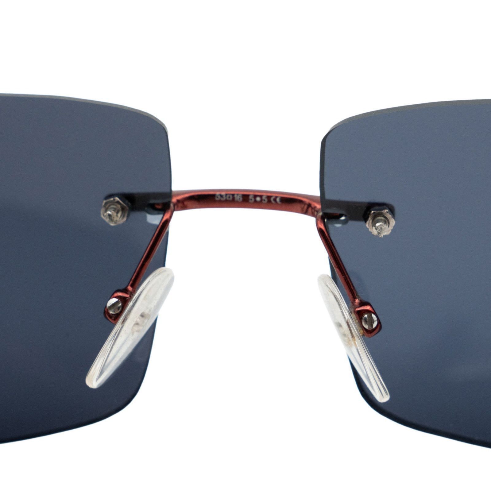 Gucci Gucci GG1811 Rectangular Rimless Titanium Vintage Sunglasses Size ONE SIZE - 6 Thumbnail