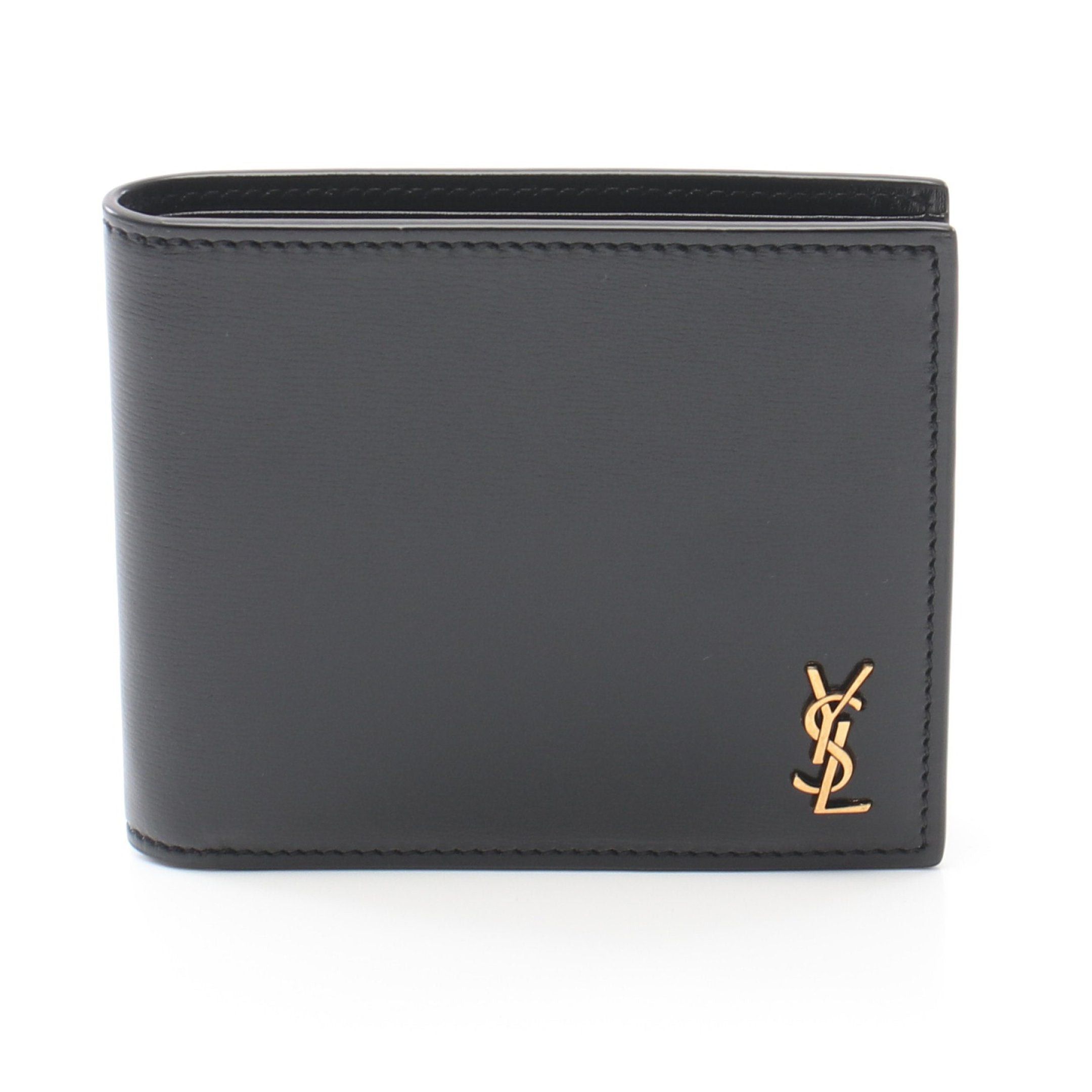 Yves Saint Laurent Yves Saint Laurent Tiny Cassandra Yeast Waist Wallet Bi-Fold Leather Black Size ONE SIZE - 1 Thumbnail
