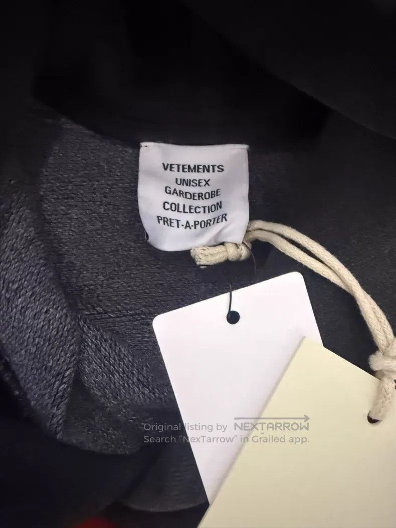 Vetements Vetements Black Bio Hoodie Size US L / EU 52-54 / 3 - 3 Thumbnail