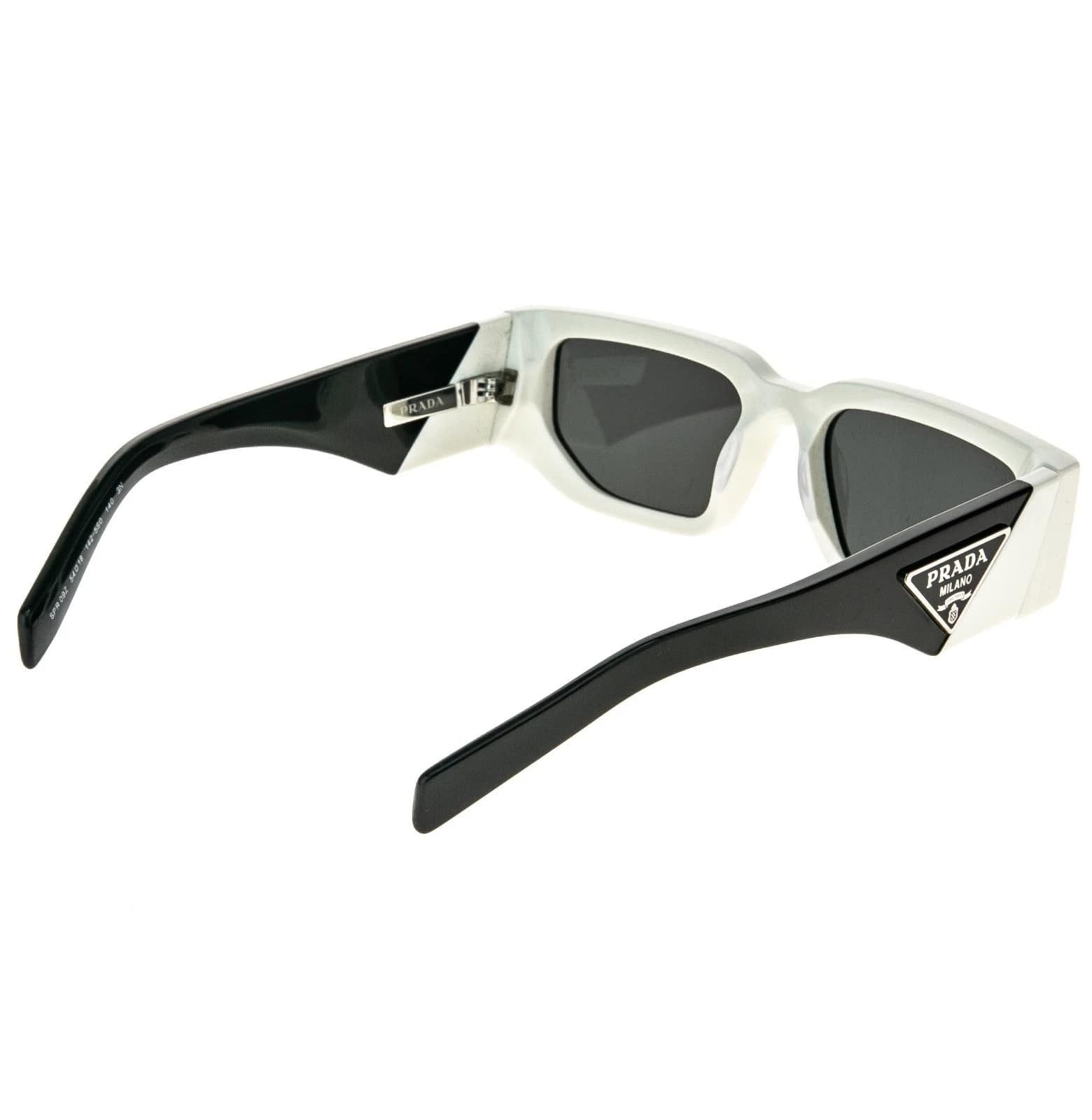 Prada PRADA PR09ZS SYMBOLE Black 09Z Fashion Statement Sunglasses Size ONE SIZE - 7 Thumbnail