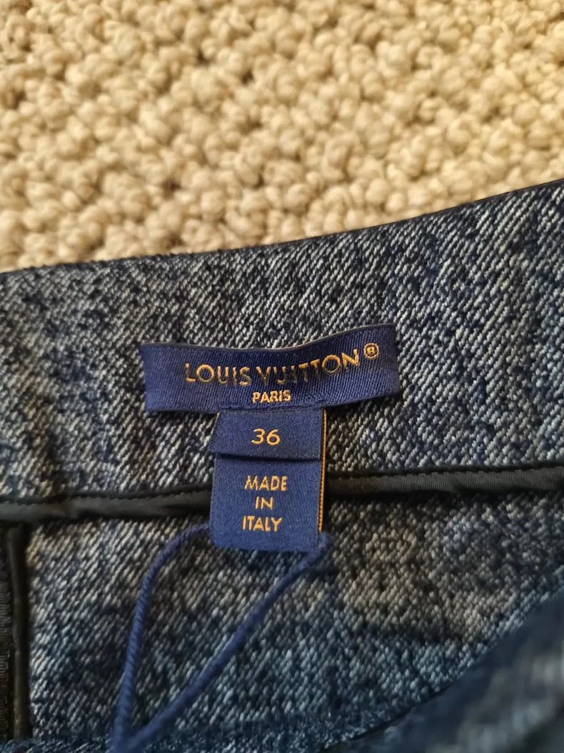 Louis Vuitton Louis Vuitton Grey culottes skirt Size 35" - 3 Thumbnail