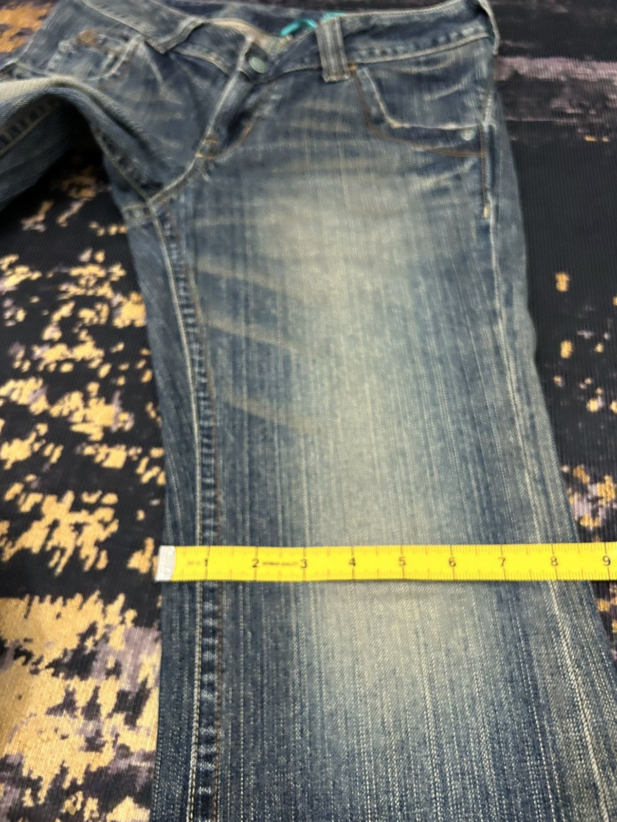 Japanese Brand Vintage Georgia Washed Flare Jeans Size US 30 / EU 46 - 17 Thumbnail