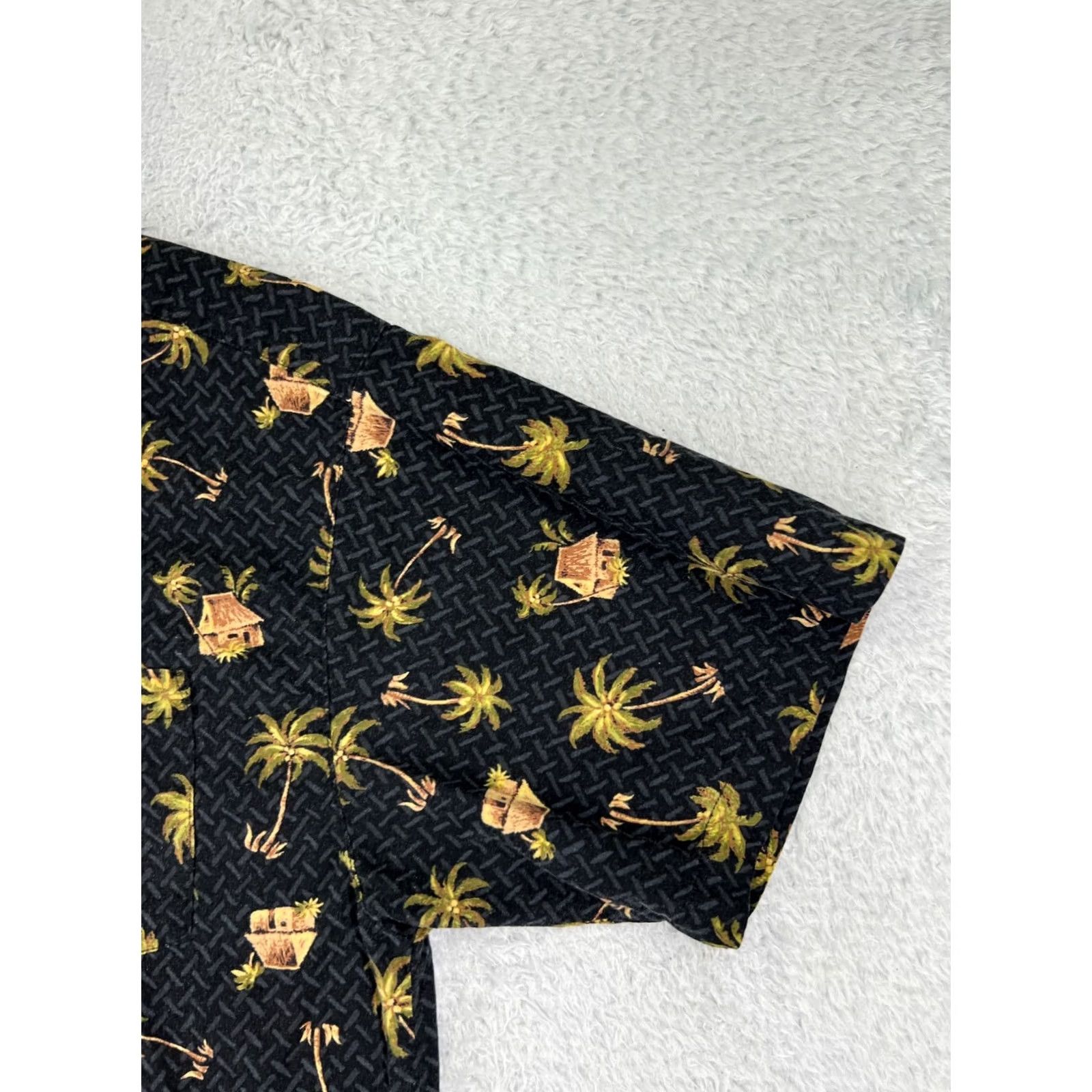 Quiksilver VINTAGE Quiksilver Shirt Mens 2XL Black Palm All Over Print Edition USA Size US XXL / EU 58 / 5 - 4 Thumbnail