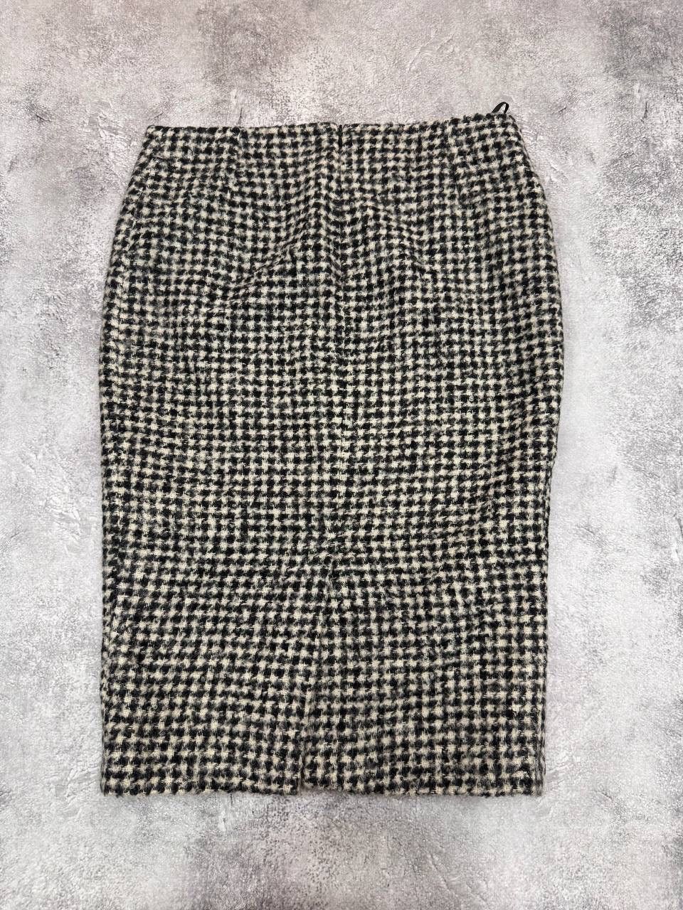 Dolce & Gabbana Dolce & Gabbana Women's Tweed Pencil Skirt Black Beige Size 25" / US 0 / IT 36 - 4 Thumbnail
