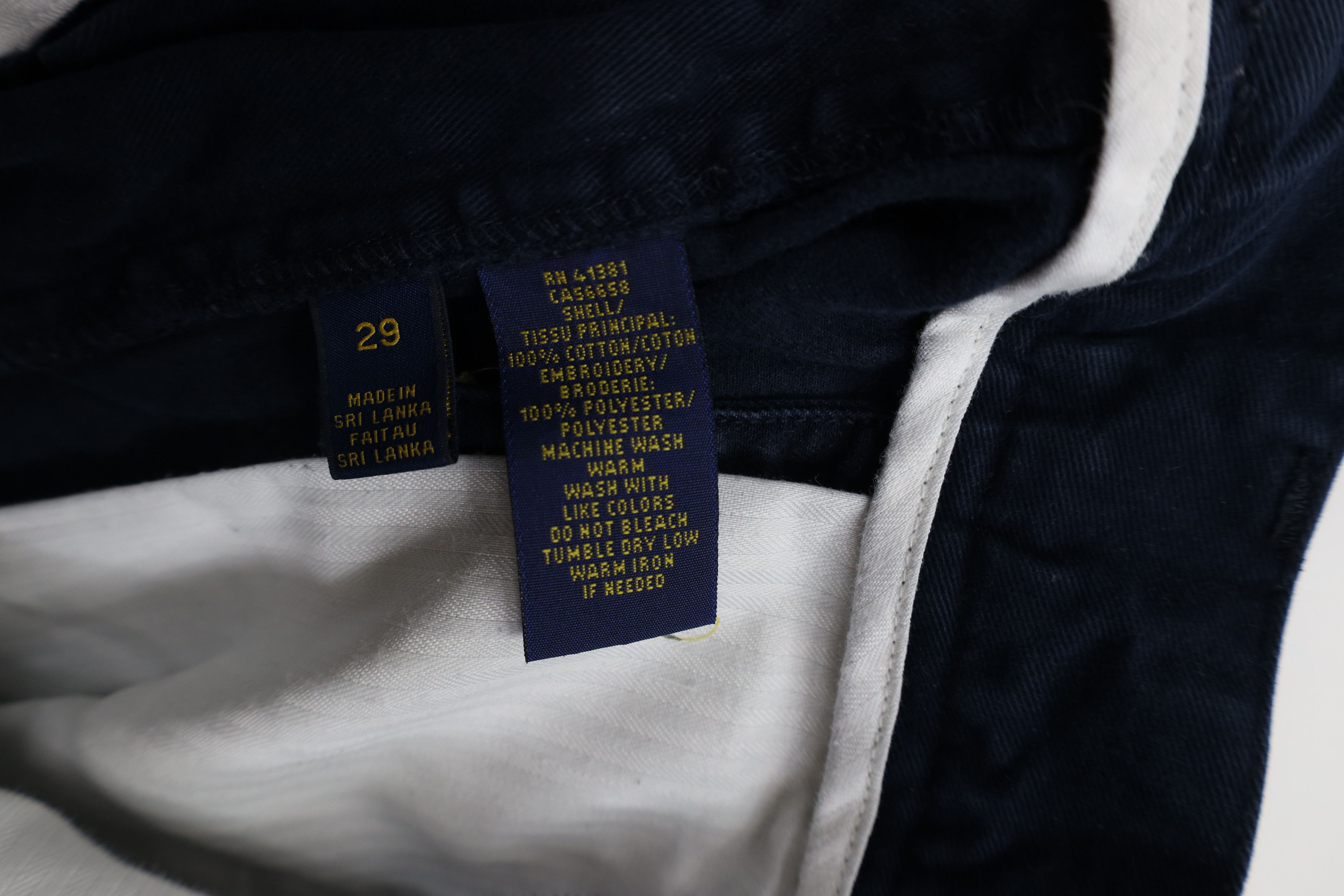 Ralph Lauren Vintage Y2K Ralph Lauren All Over Print Chino Shorts Cotton Size US 29 - 8 Thumbnail