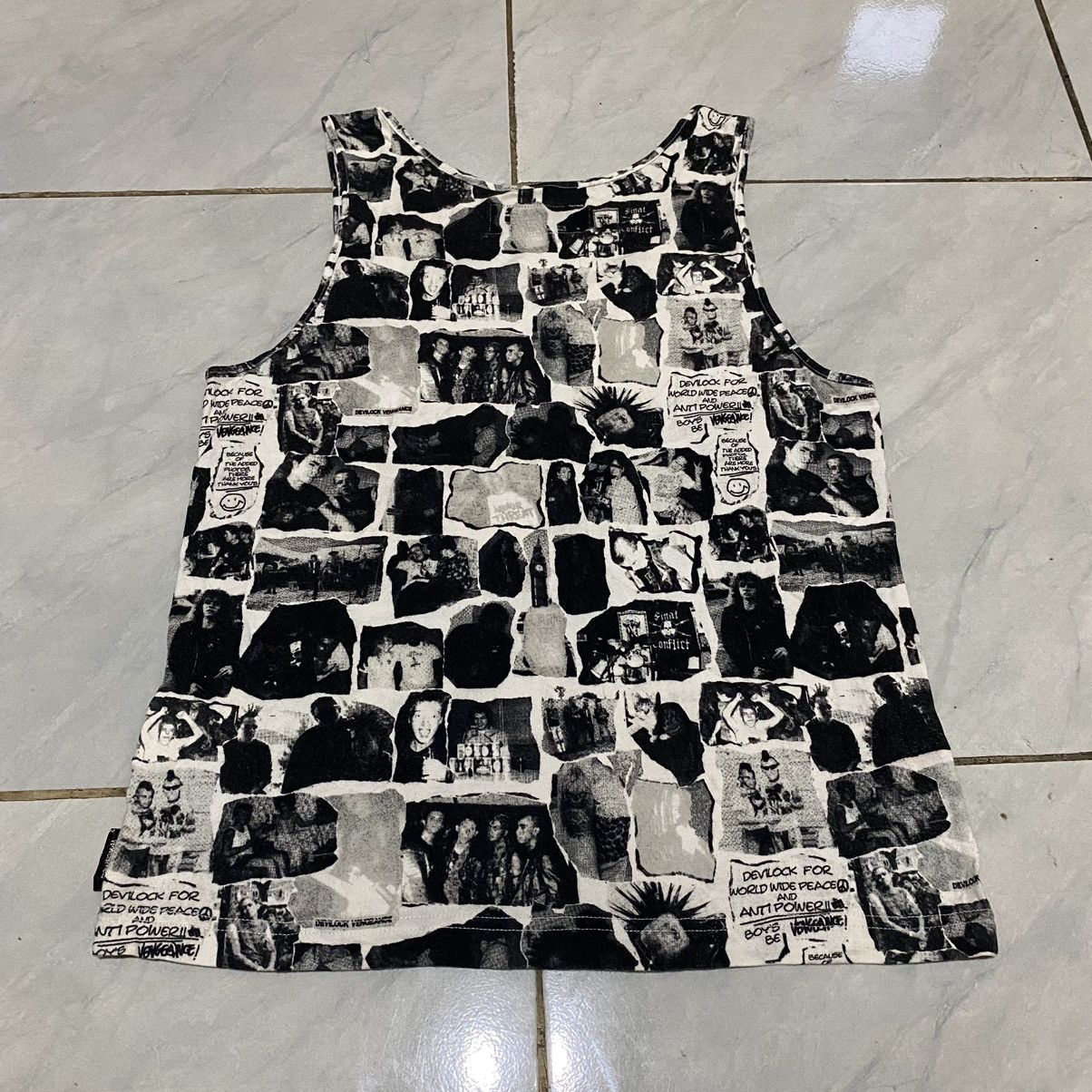 Devilock × Japanese Brand Devilock “Vengeance” Summer Collection 2003 Tanktop Size S / US 4 / IT 40 - 4 Thumbnail