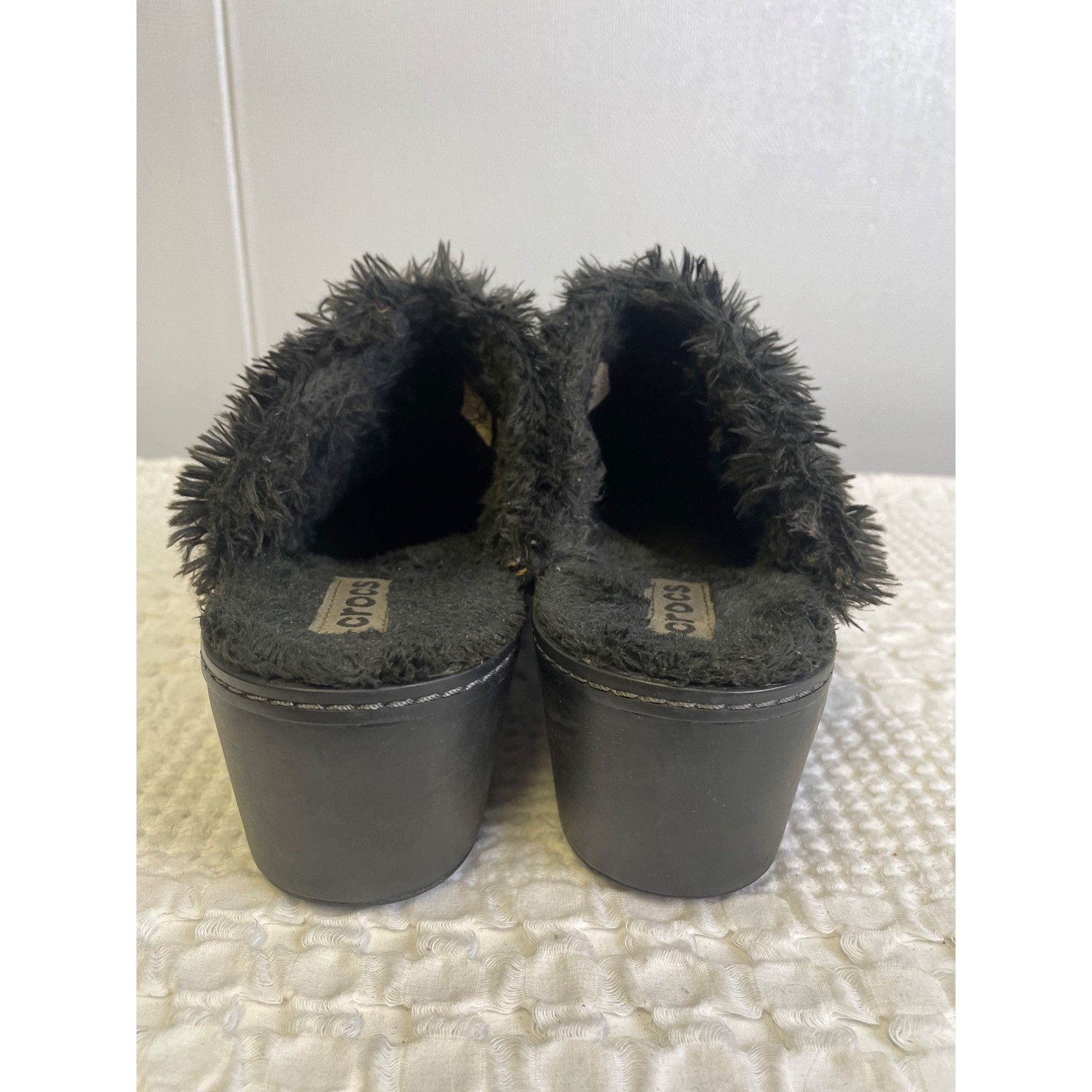 Crocs Crocs Women's Black Suede Shoes/Slide onClogs Size 9 SKU 248 Size US 8 / IT 38 - 5 Thumbnail