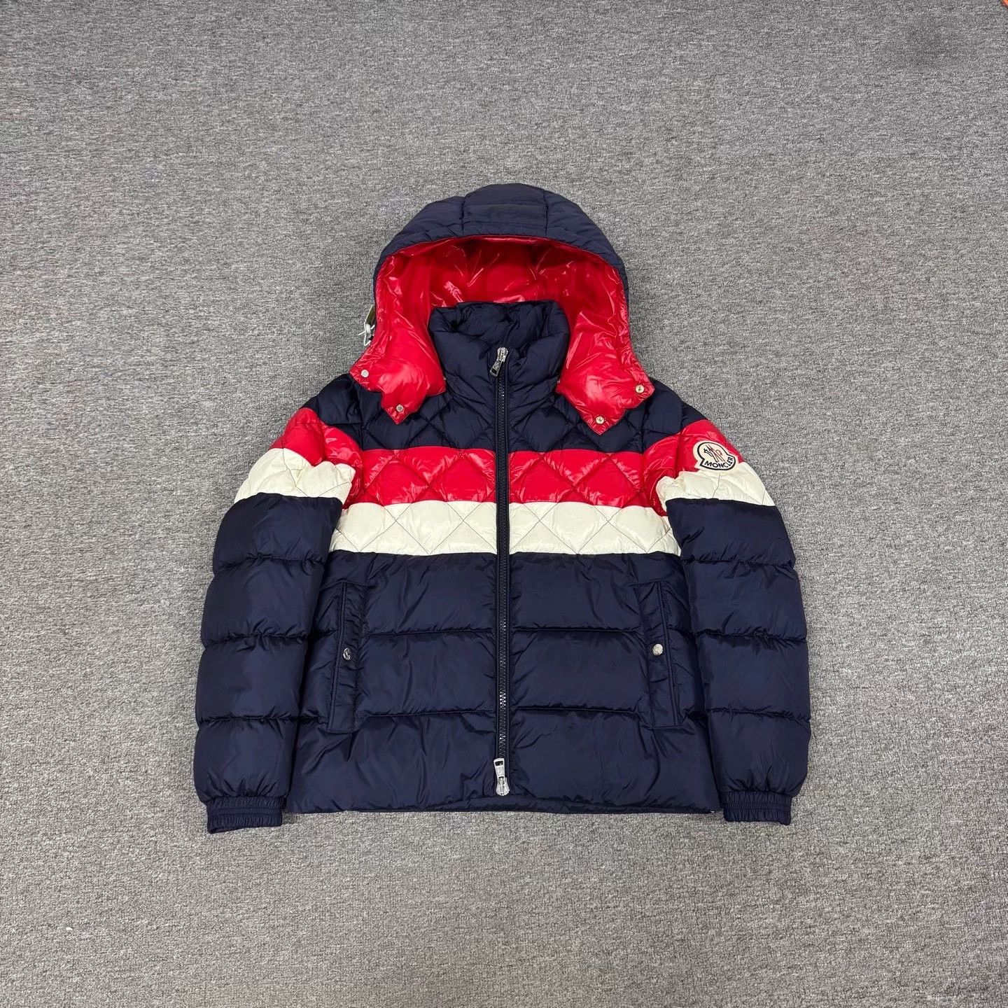 Moncler Moncler Janvry color blocked tricolor down coat Size 1 Size US S / EU 44-46 / 1 - 1 Thumbnail