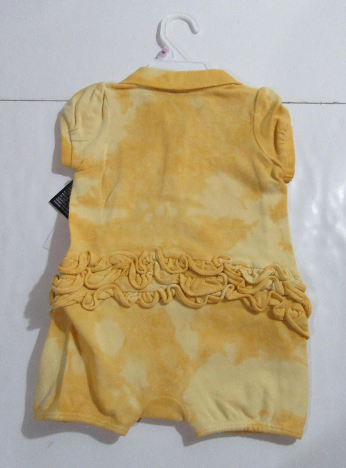 Polo Ralph Lauren Polo Ralph Lauren One Pc. Big Pony Tie Dye Romper Yellow 9M Size ONE SIZE - 2 Thumbnail