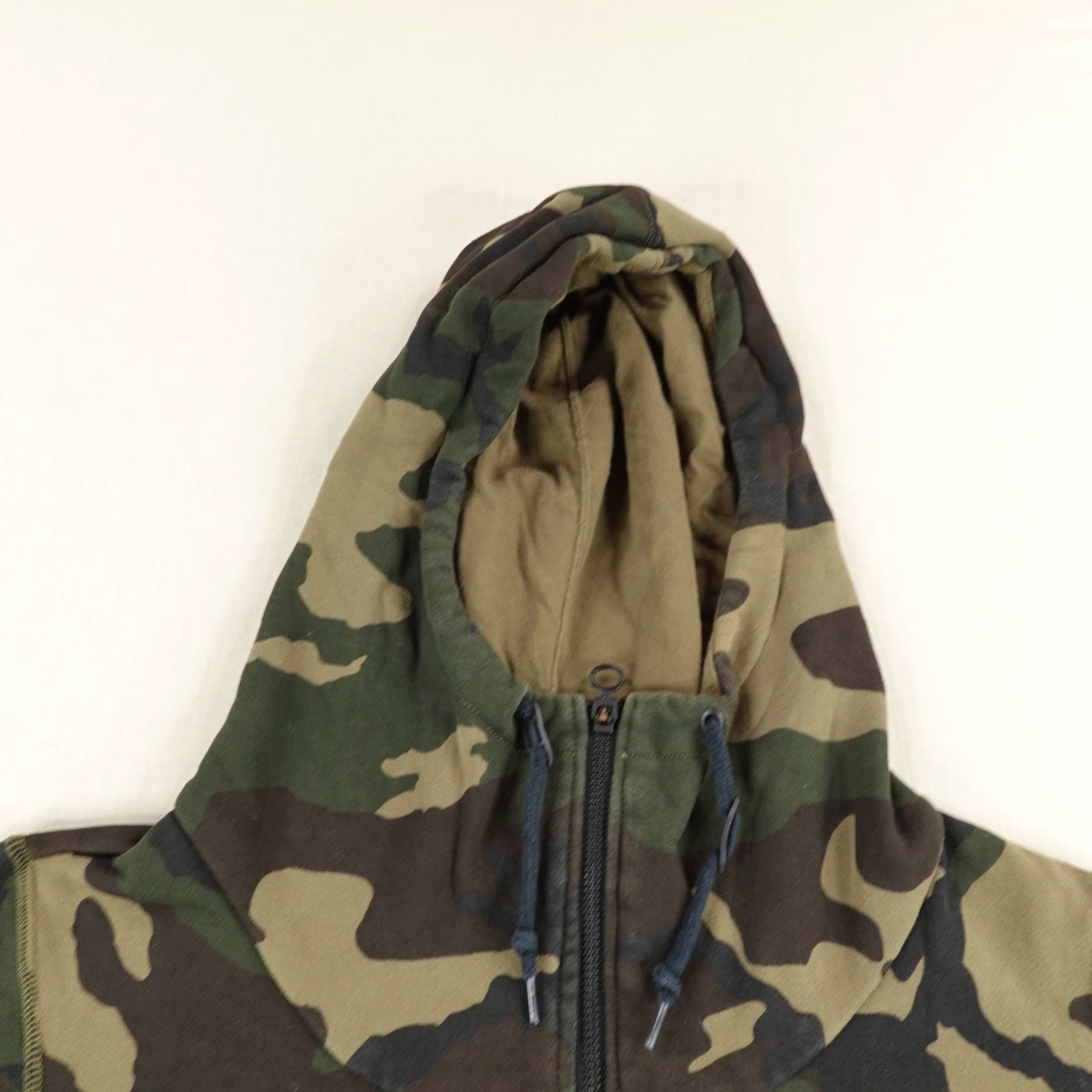 Nike Nike ACG Hoodie Women's Medium Camouflage Full Zip Knit Cotton Green Outdoor Pockets Logo Womens Size M / US 6-8 / IT 42-44 - 2 Thumbnail