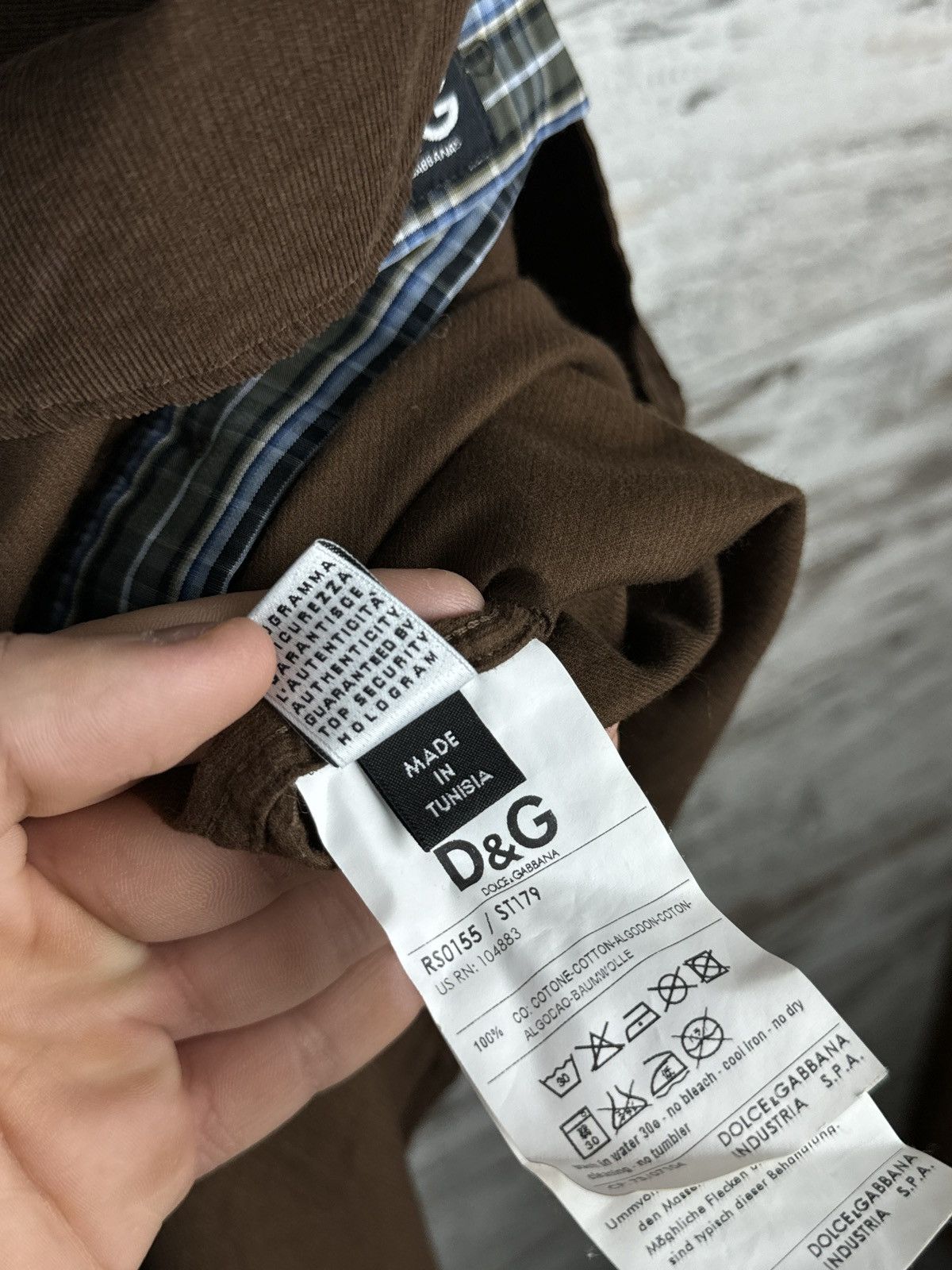 Dolce & Gabbana Vintage Dolce & Gabbana Shirts Button Up velvet corduroy y2k Size US M / EU 48-50 / 2 - 14 Thumbnail
