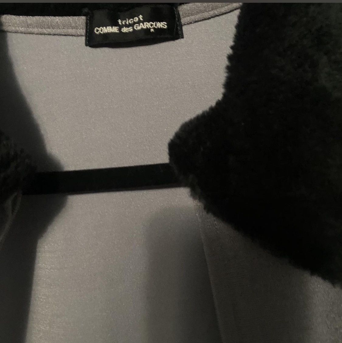 Comme des Garcons Comme des garcon tricot black fur zip up Size US S / EU 44-46 / 1 - 3 Thumbnail