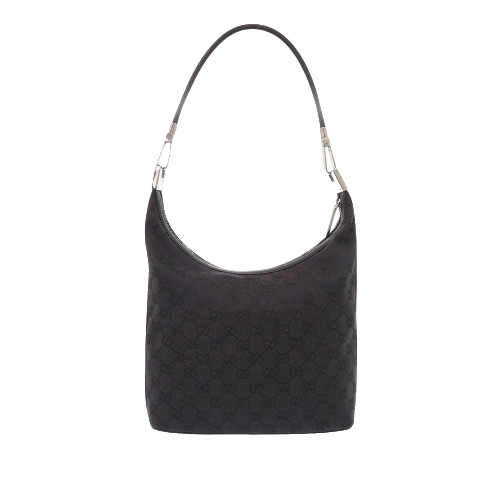 Gucci Gg Canvas Shoulder Bag in Black, Women's