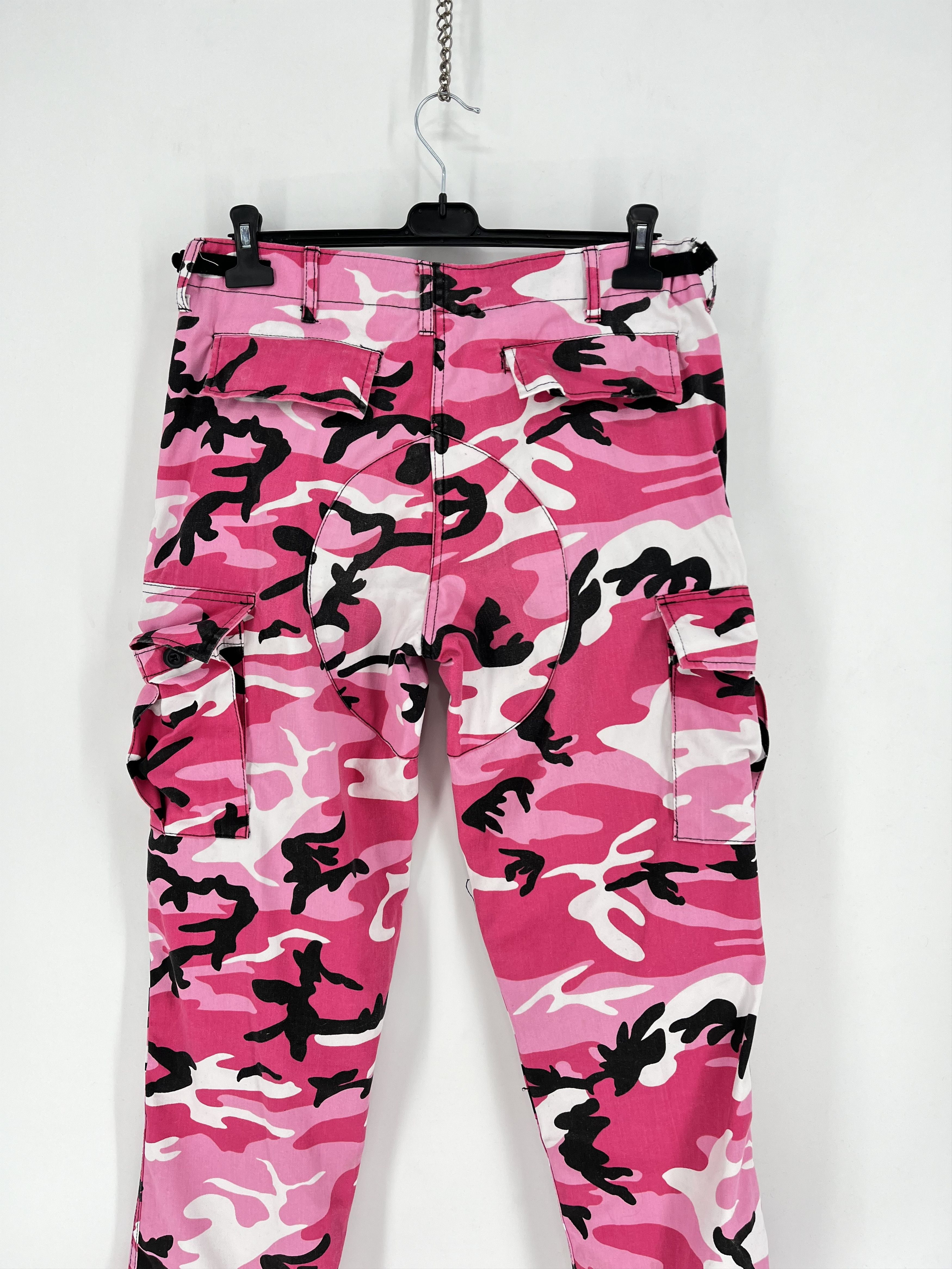 Rothco Pink Camo BDU Cargo Pants Design Style Travis Scott Size US 32 / EU 48 - 7 Thumbnail