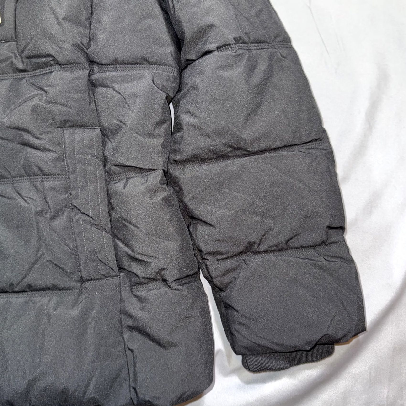 Vintage Wantdo Coat Women’s XL Black Hooded Puffer Zip Parka Insulated Winter Jacket Size XL / US 12-14 / IT 48-50 - 7 Thumbnail