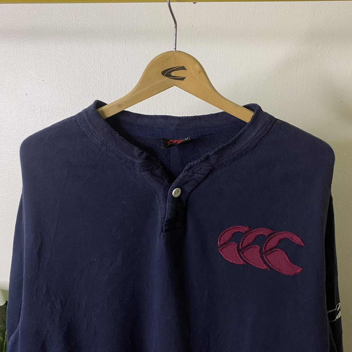 Canterbury of New Zealand Vintage 90s Canterbury Of New Zealand Rugby LS Shirt Size US XL / EU 56 / 4 - 2 Thumbnail