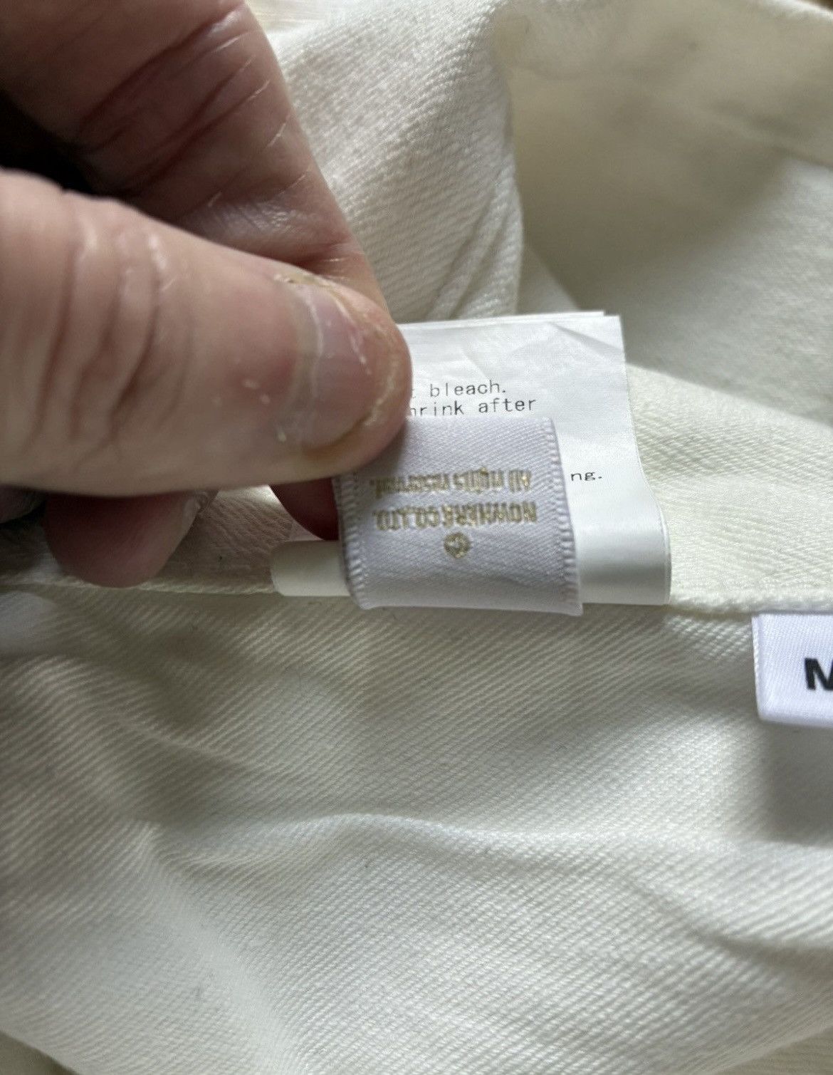 Bape Rare Bape White Distressed Jeans Size US 32 / EU 48 - 11 Thumbnail