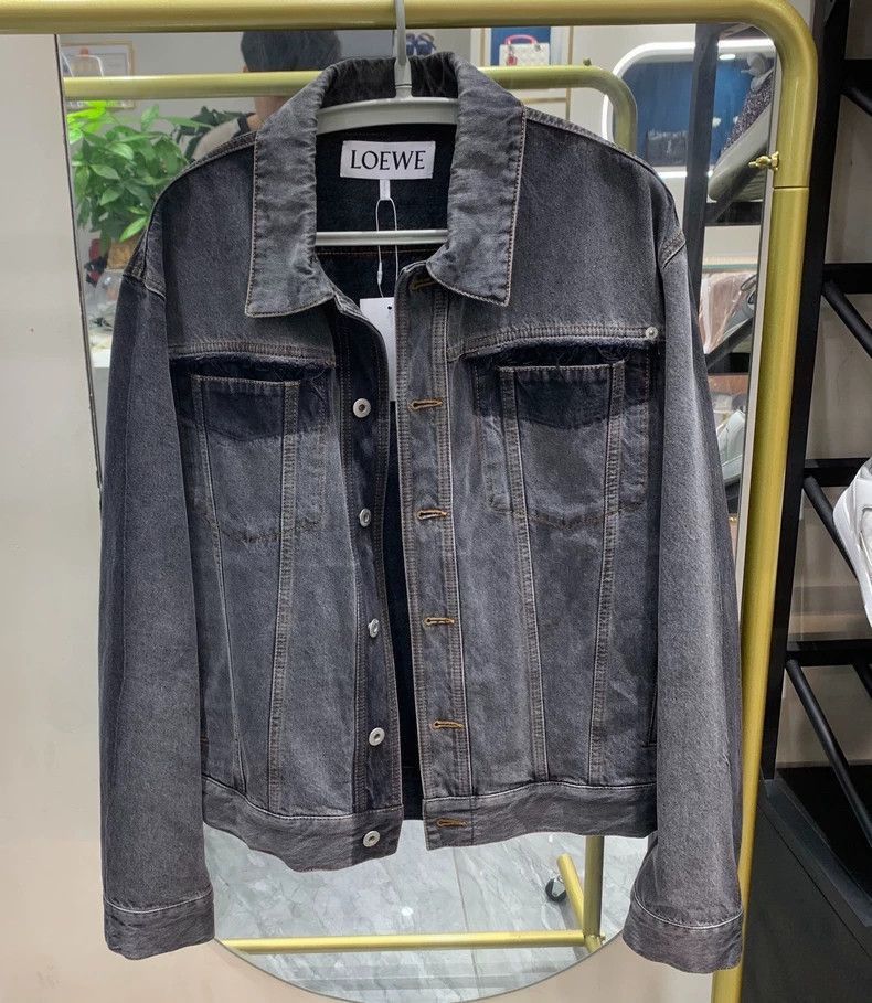 Loewe loewe denim jacket in gray color-2508 Size US L / EU 52-54 / 3 - 1 Thumbnail