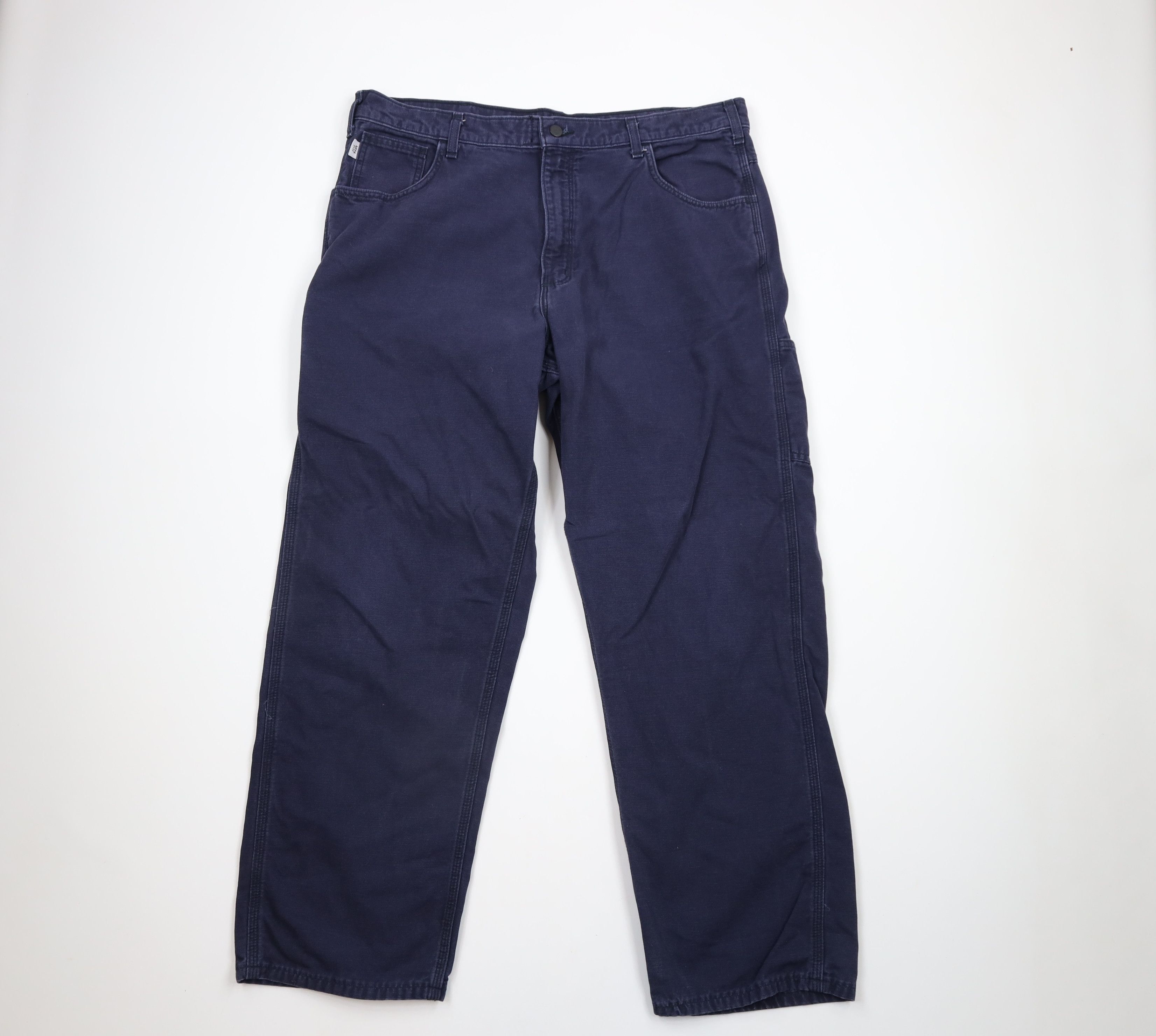 Carhartt × Vintage Vintage Carhartt FR Fire Flame Resistant Dungaree Work Pants Size US 40 / EU 56 - 1 Thumbnail