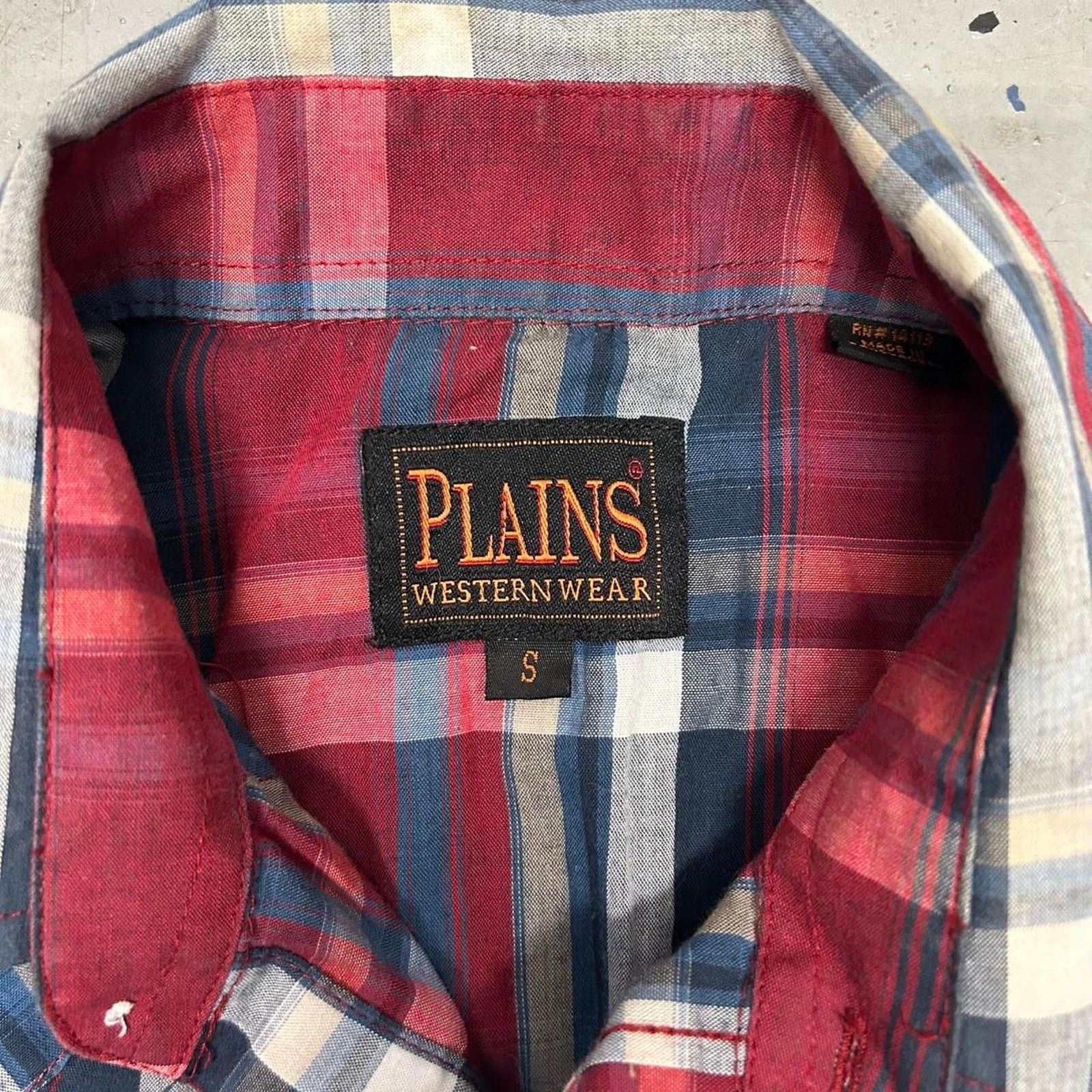 Other Y2K Red and blue plaid button-up shirt Size US S / EU 44-46 / 1 - 3 Thumbnail