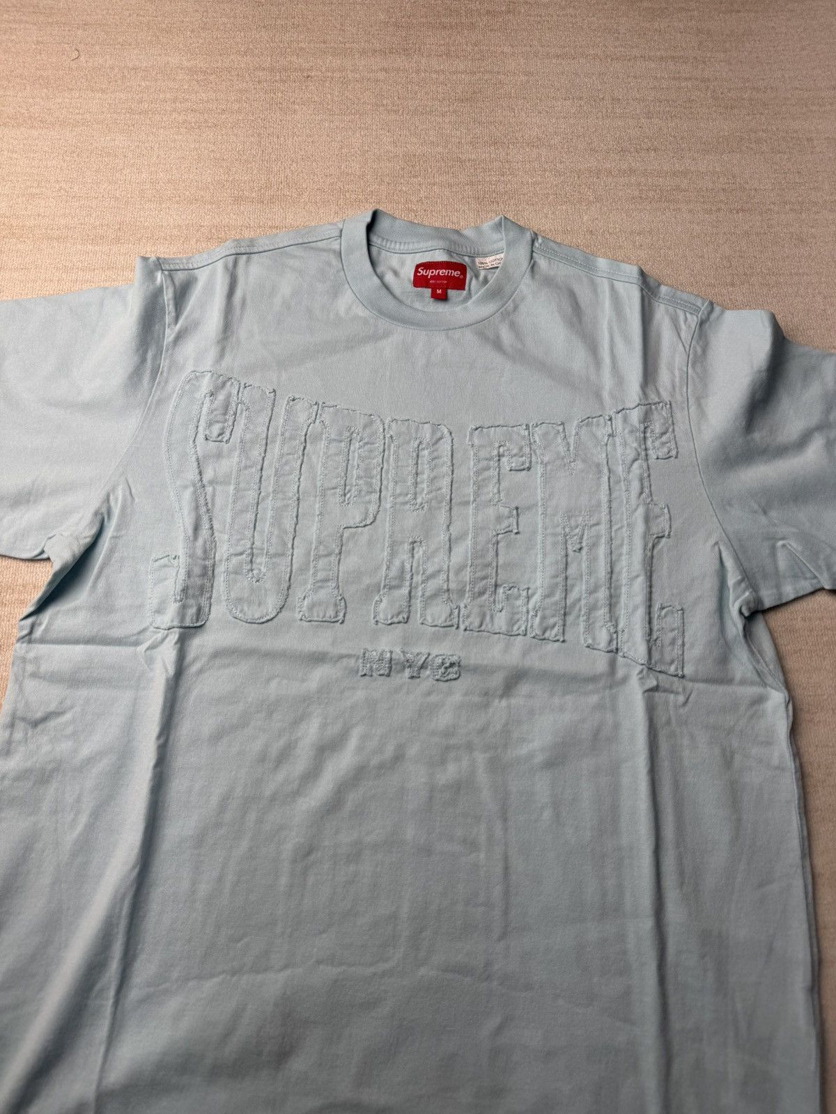 Supreme Cut out logo tee Size US M / EU 48-50 / 2 - 2 Thumbnail