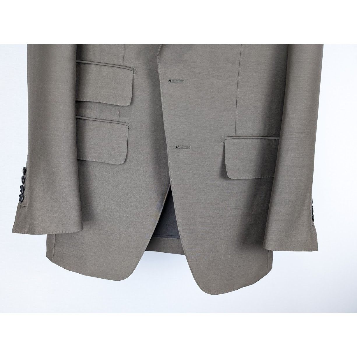 Tom Ford o1rshd1 Blazer Jacket in Dusty Olive Size US S / EU 44-46 / 1 - 9 Thumbnail
