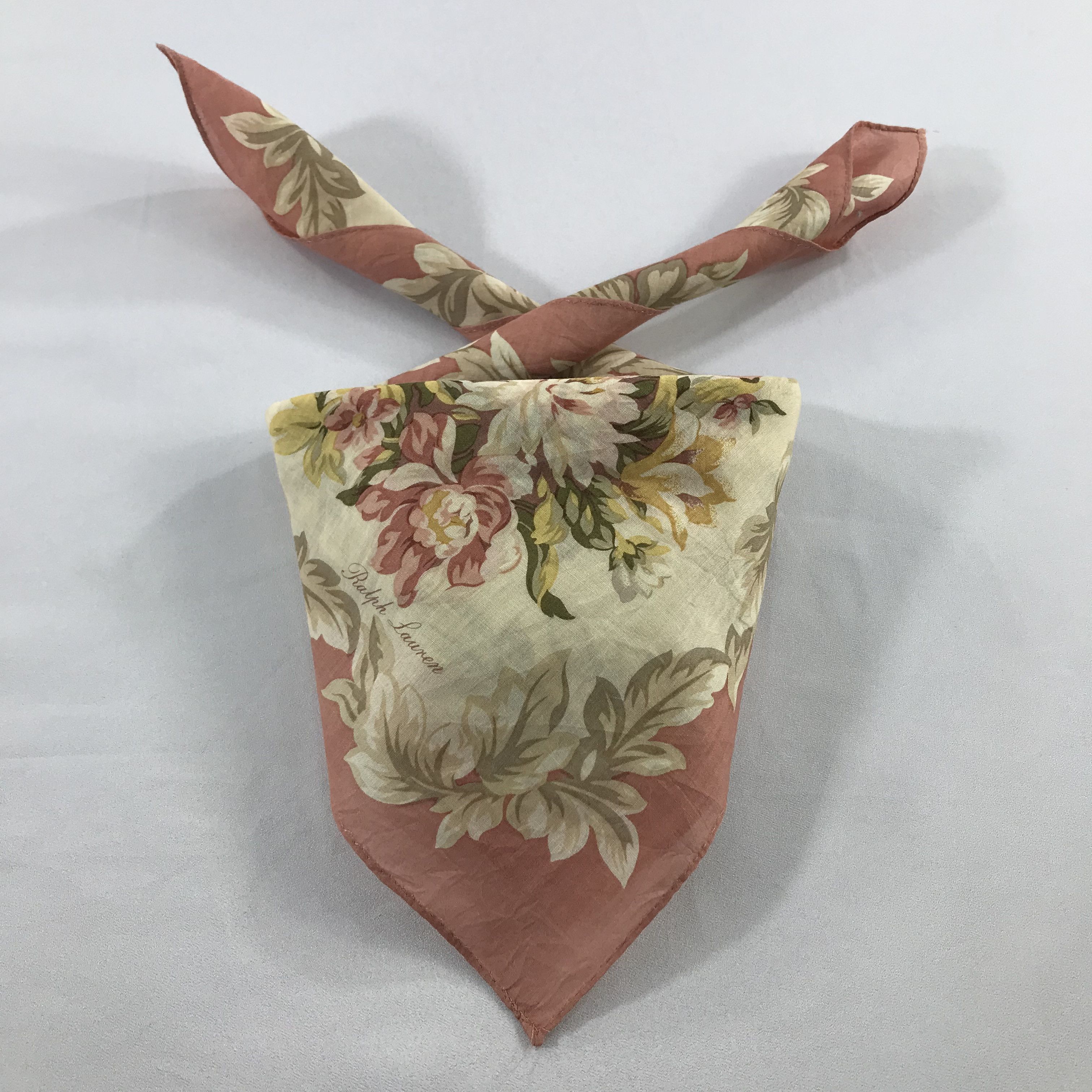 Ralph Lauren × Vintage Ralph Lauren Bandana / Handkerchief / Neckerchief - S2515 Size ONE SIZE - 3 Thumbnail