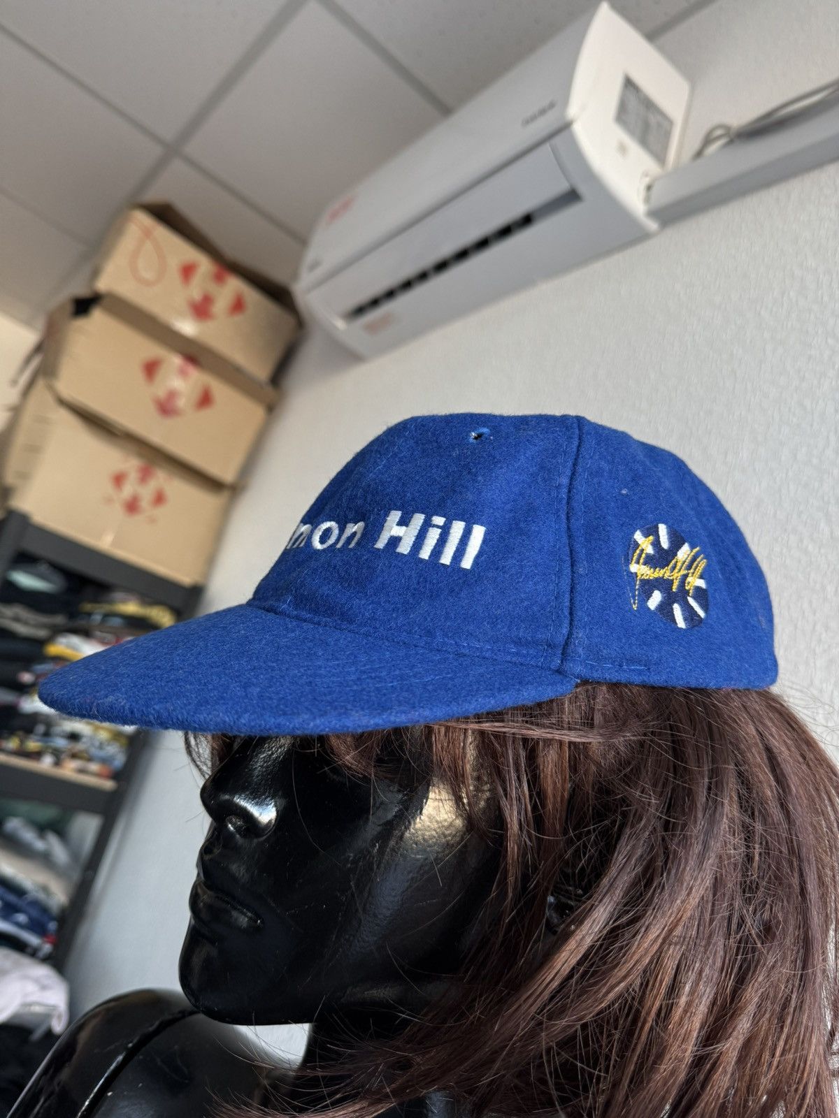 Vintage Vintage Damon Hill moto racing blue cap rare hat Size ONE SIZE - 1 Thumbnail